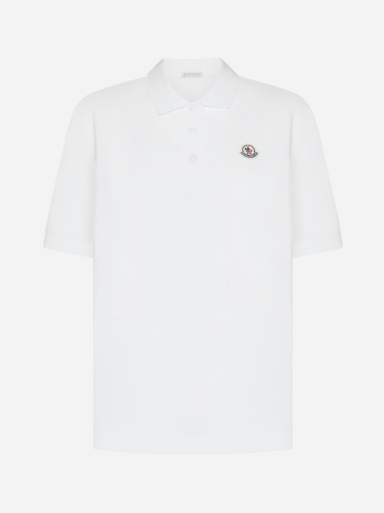 Logo-patch Cotton Polo Shirt