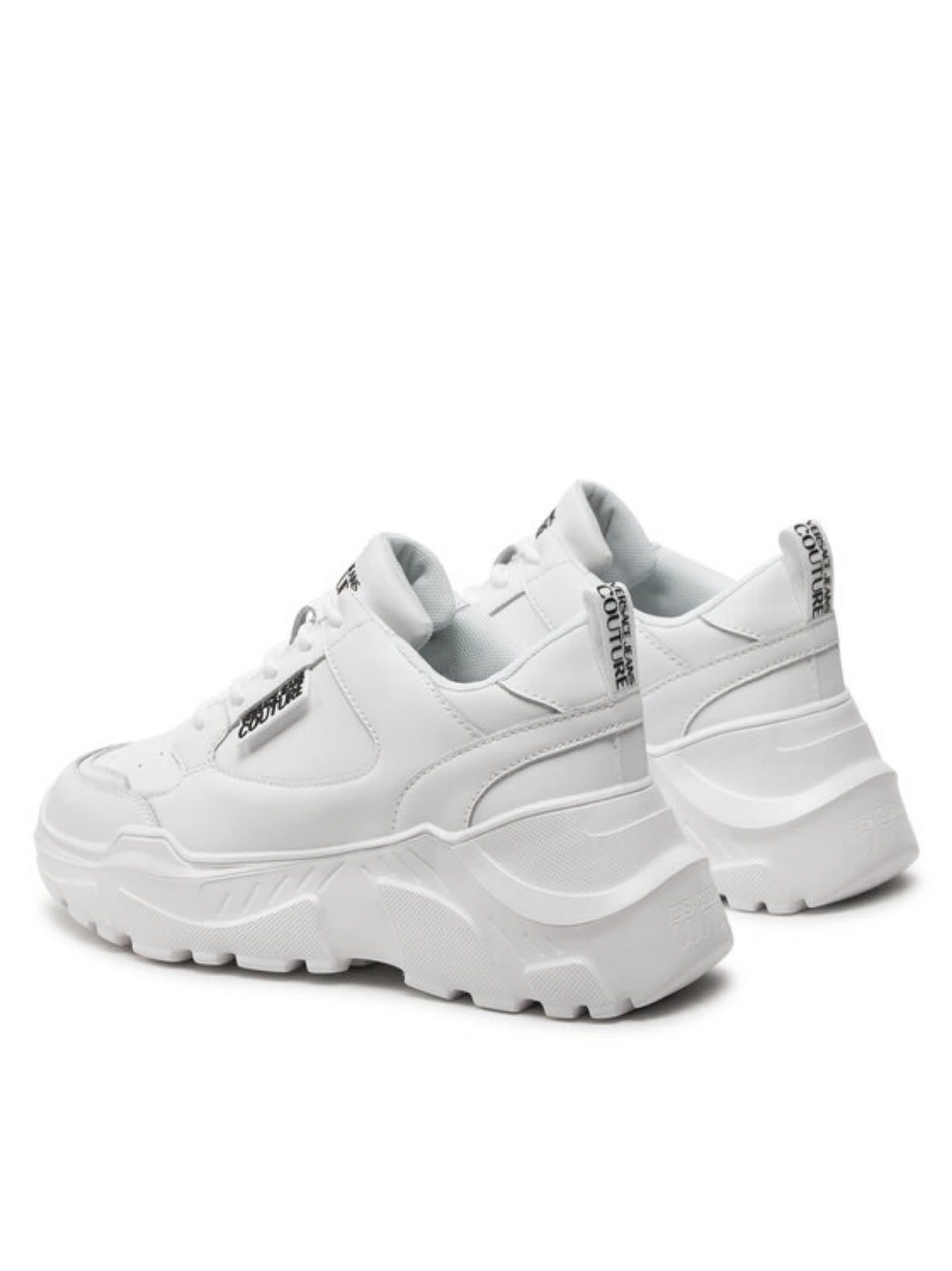 Shop Versace Jeans Couture Womens Sneakers In White