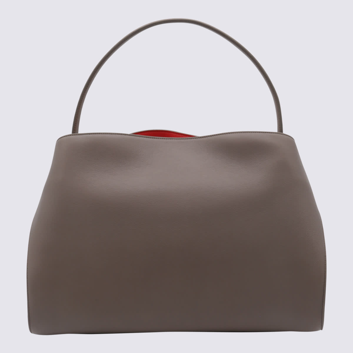 Ferragamo Brown Leather Top Handle Bag