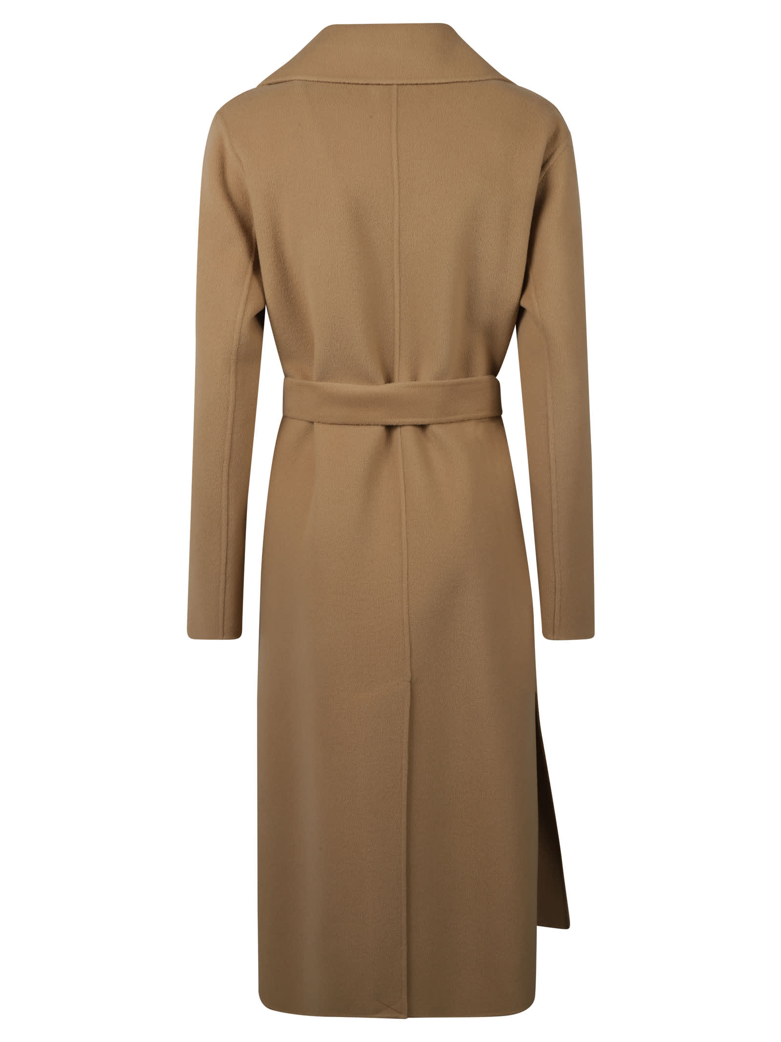 Shop Weekend Max Mara Manu Cardi-coat In Beige