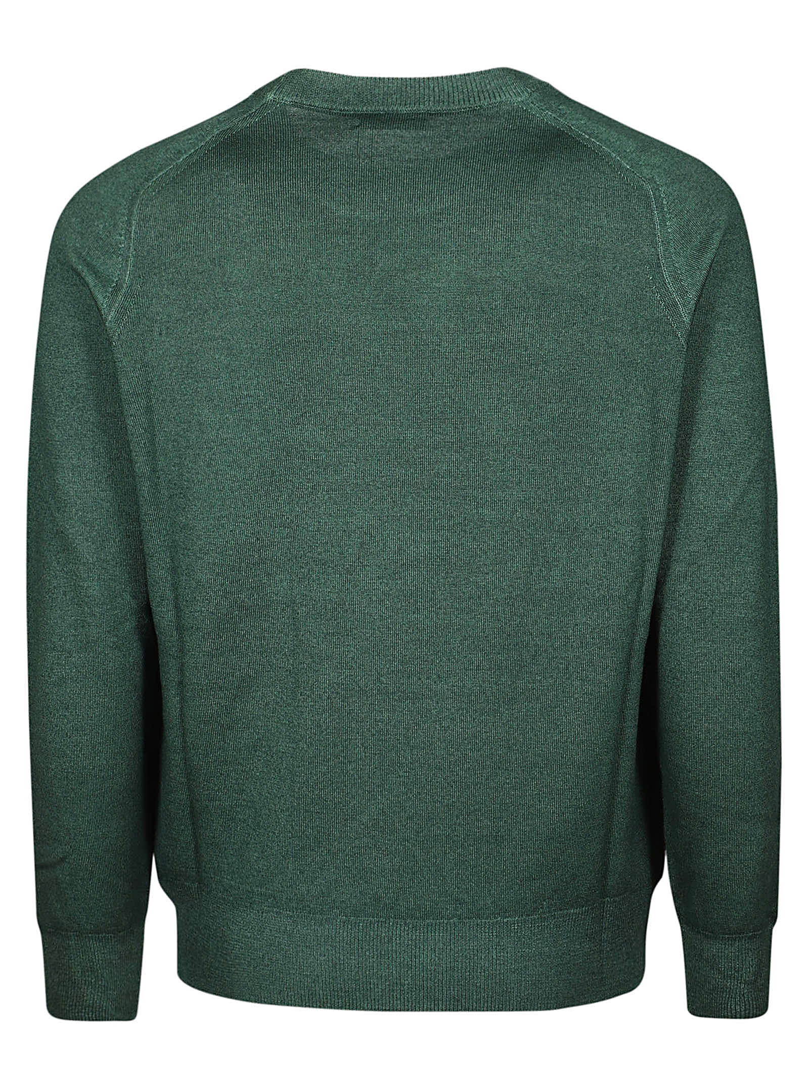 Shop Etro Raglan Sleeves Sweater In Verde Smeraldo Medio