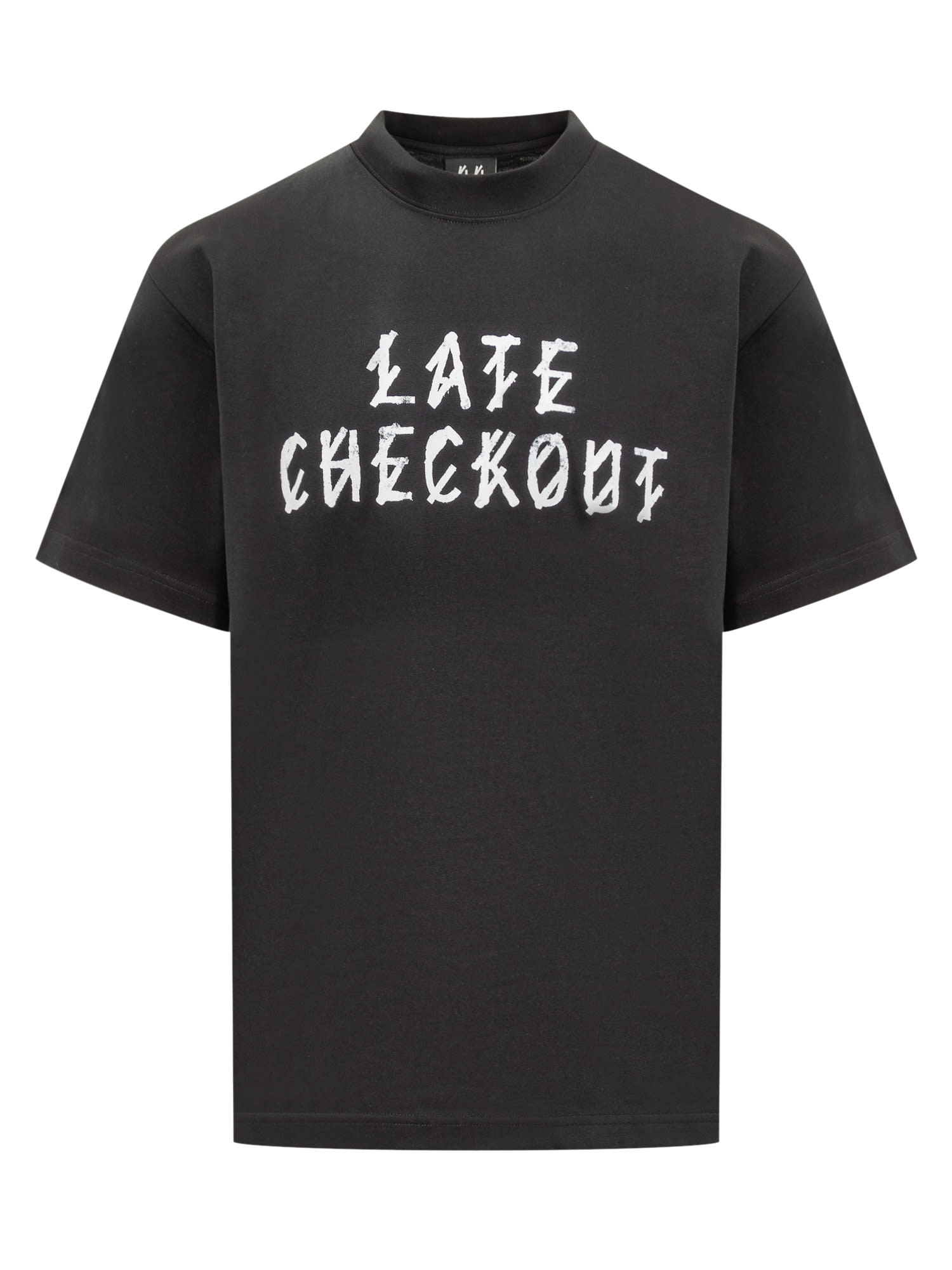 Shop 44 Label Group T-shirt With Room 44 Print In Black-late Checkout