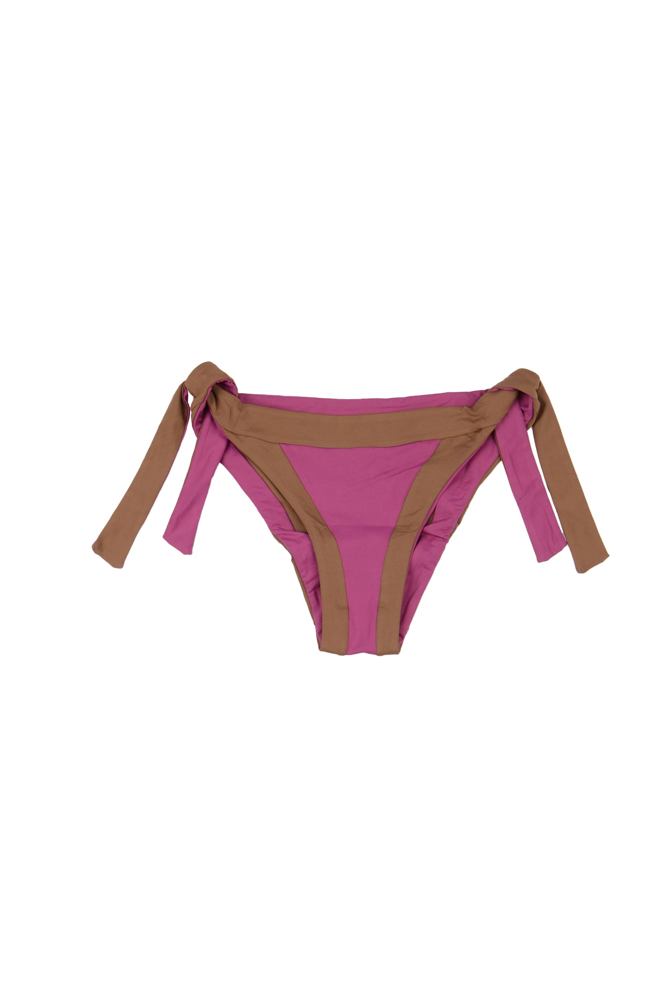 Fisico - Cristina Ferrari Side Knot Paneled Bikini Bottoms