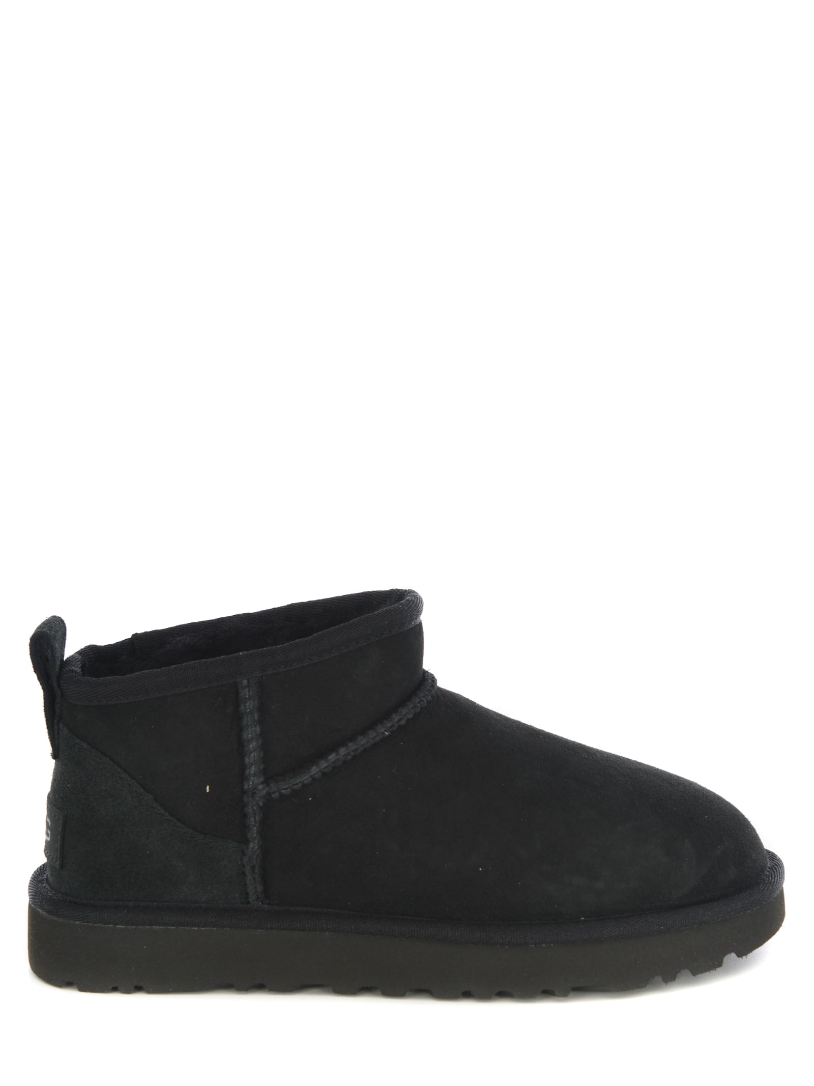 Shop Ugg Stivali  Classic Ultra Mini Made Of Suede In Black