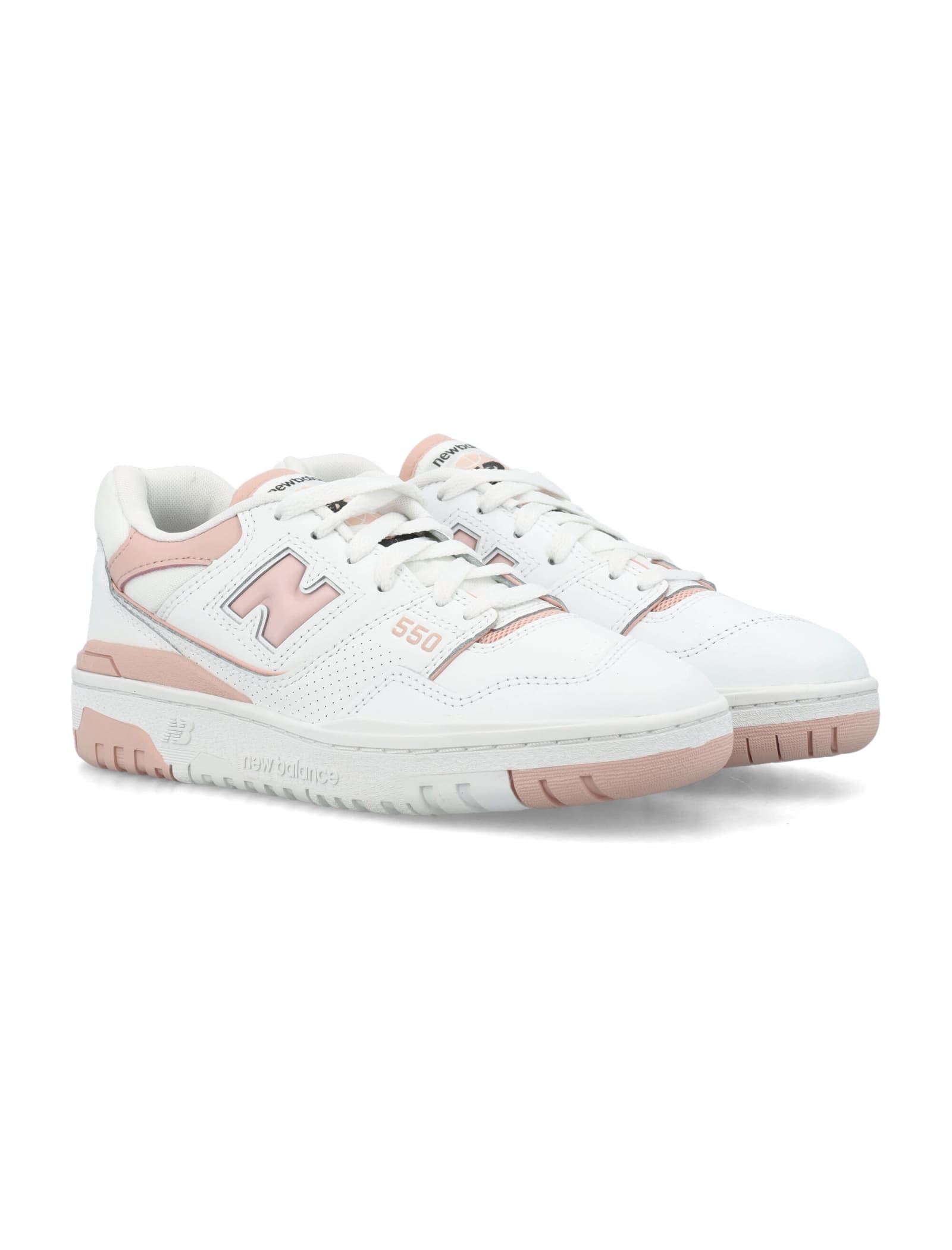 Shop New Balance 550 Womans Sneakers In White Pink