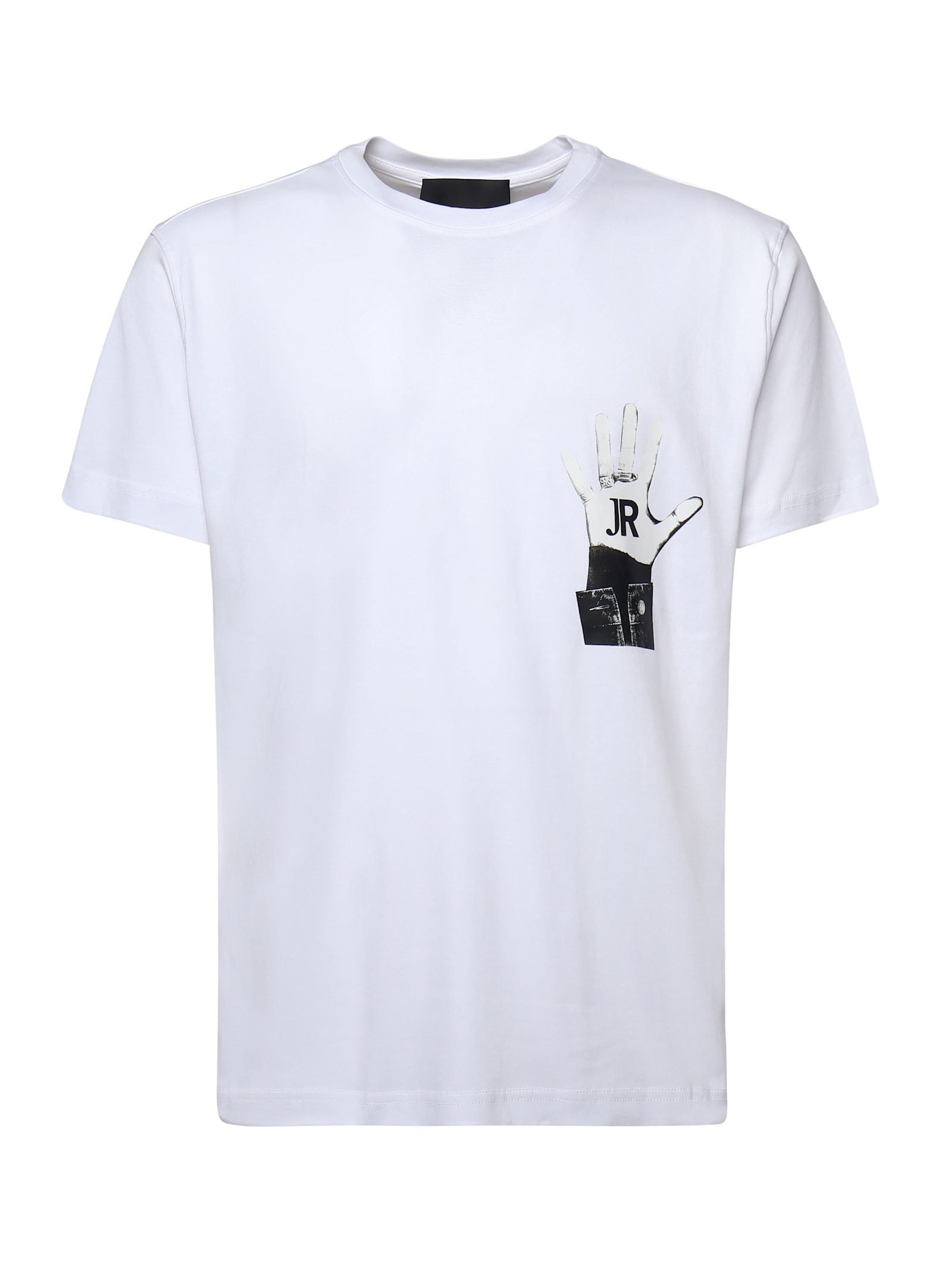 John Richmond T-shirt With Decorative Print In White