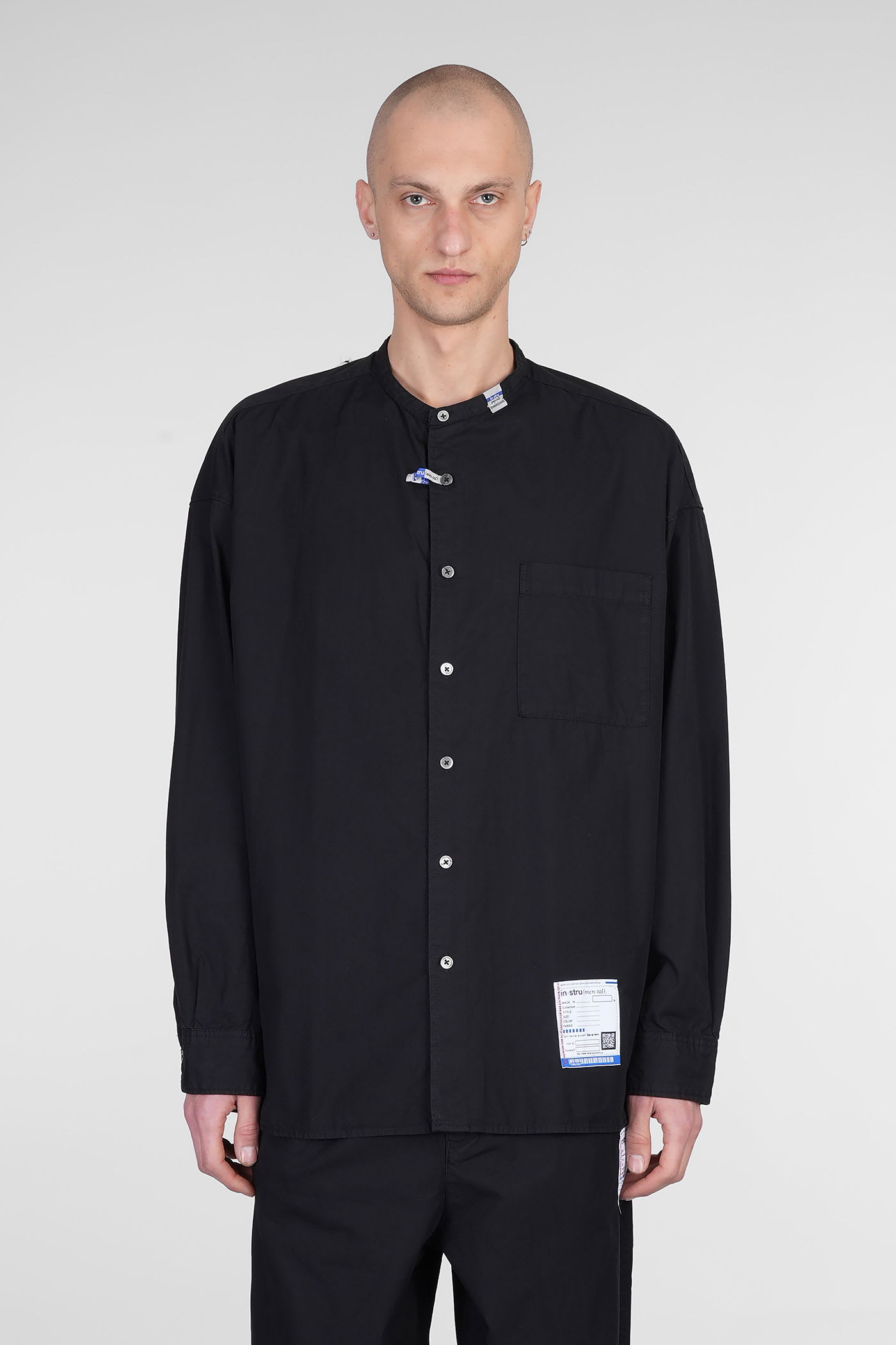 Miharayasuhiro Shirt In Black Cotton In Black