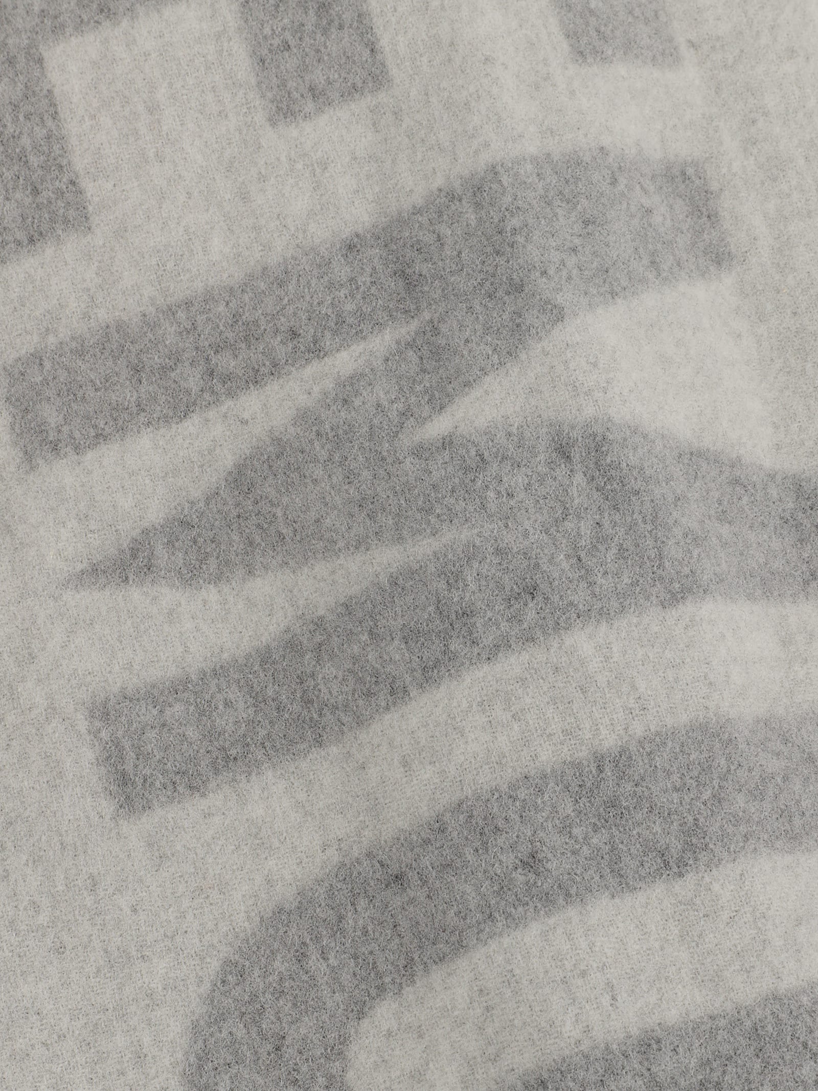 Jacquemus Signature Scarf Featuring Fringed Edges In Gray