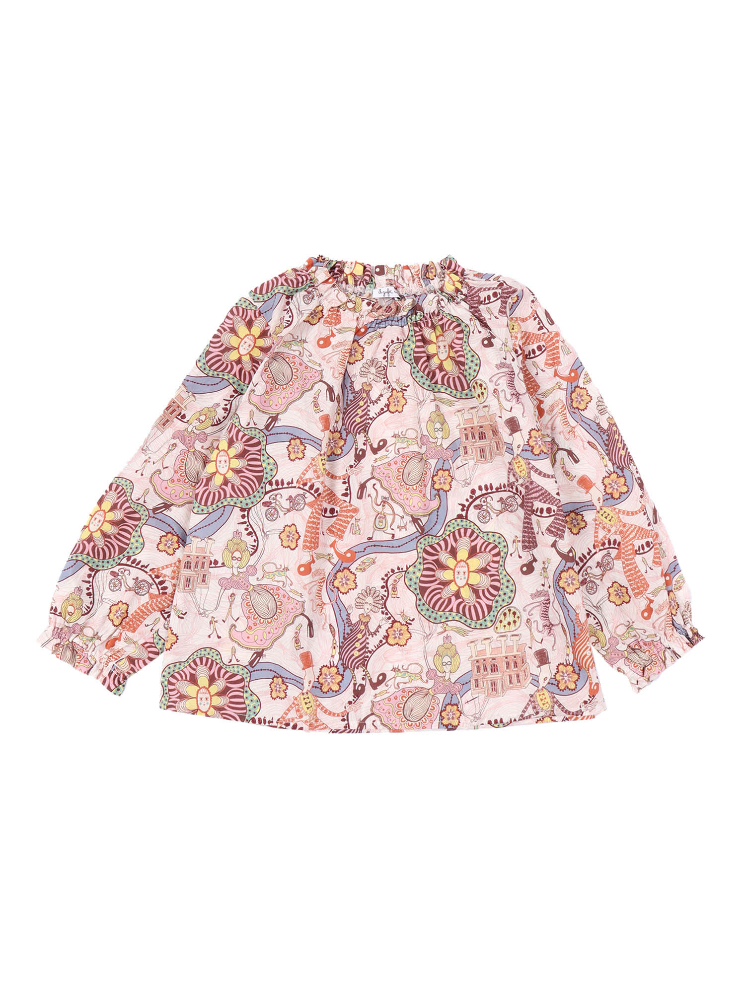 Il Gufo Long Sleeved Shirt In Multi