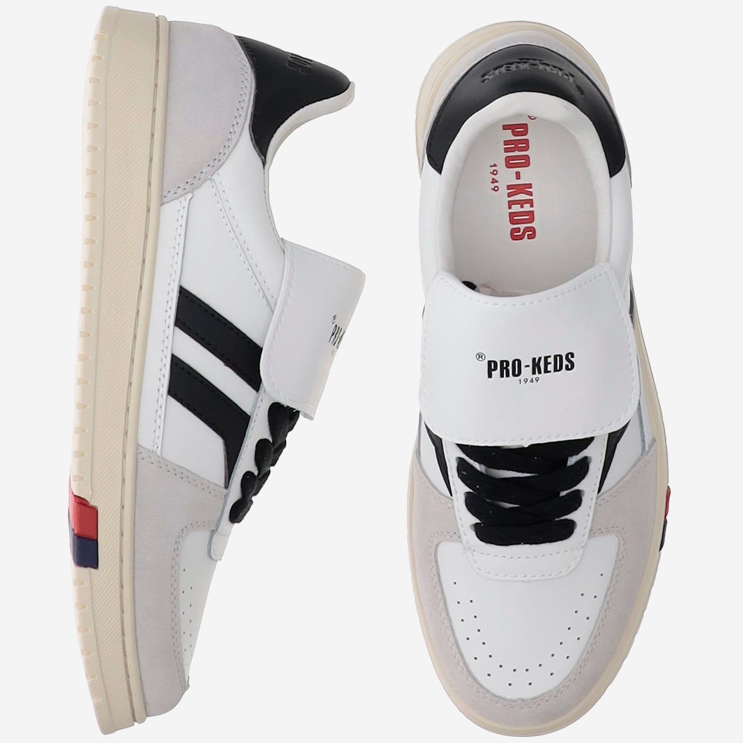 Pro-keds Field King Leather Sneakers In White