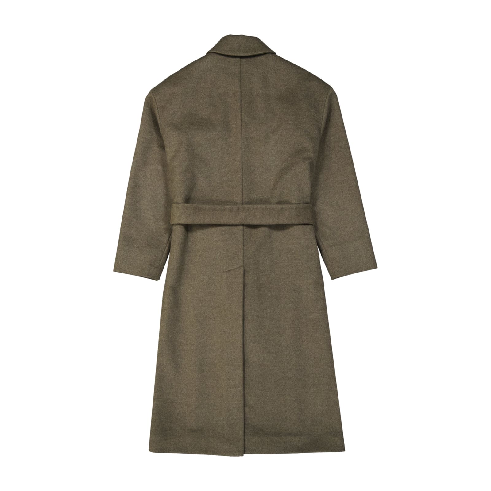 Shop Brunello Cucinelli Wool And Cashmere Coat In Green