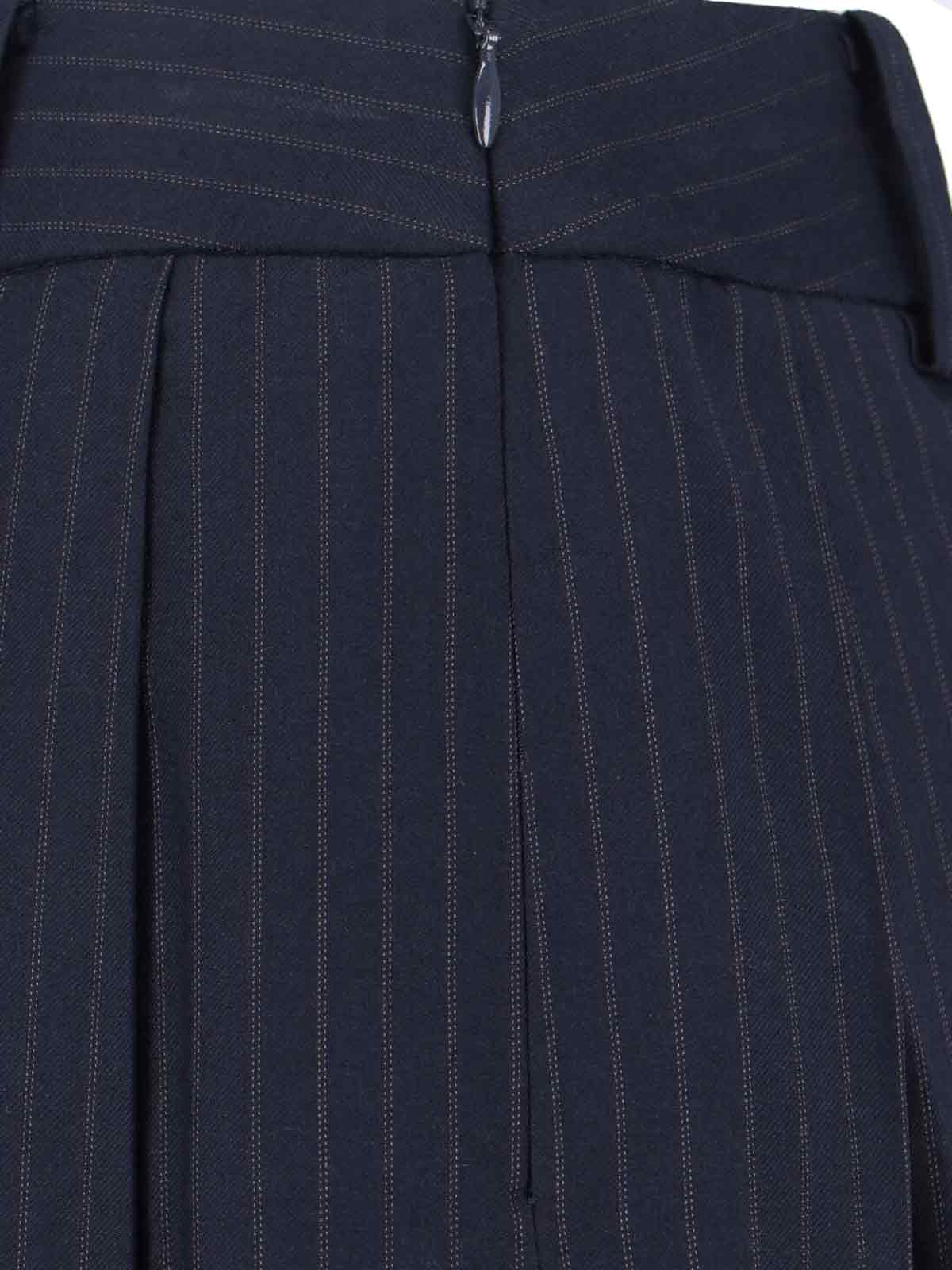 Dunst Pleated Mini Skirt In Blue