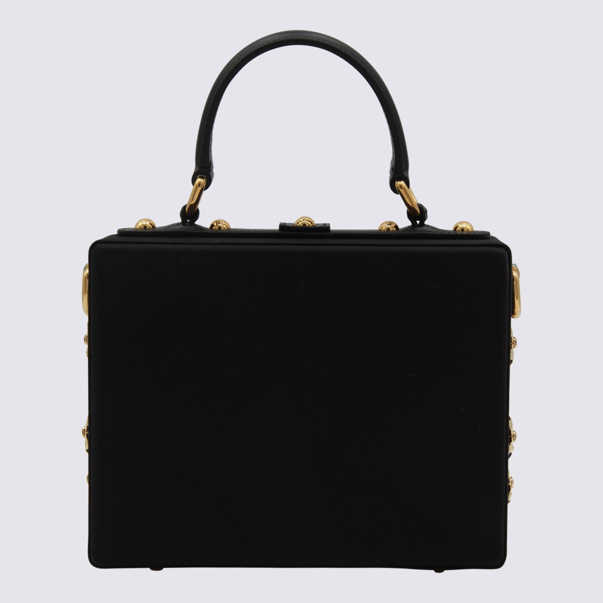 Dolce & Gabbana Black Dolce Box Top Handle Bag In Black