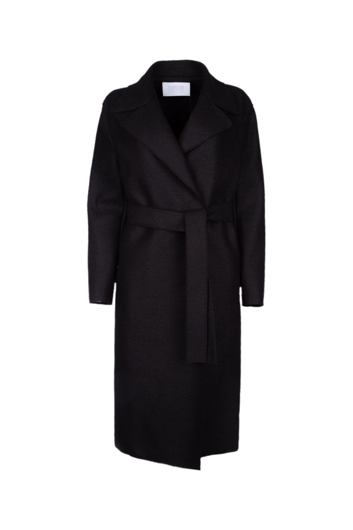 HARRIS WHARF LONDON WOMEN BELTED LONG D.B COAT 