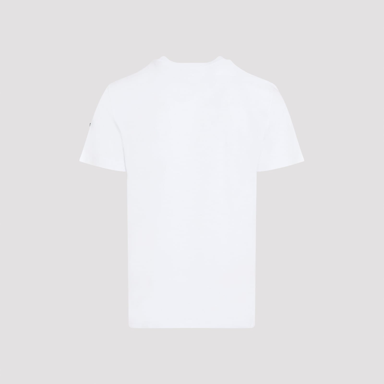 Shop Moncler Ss T-shirt In White