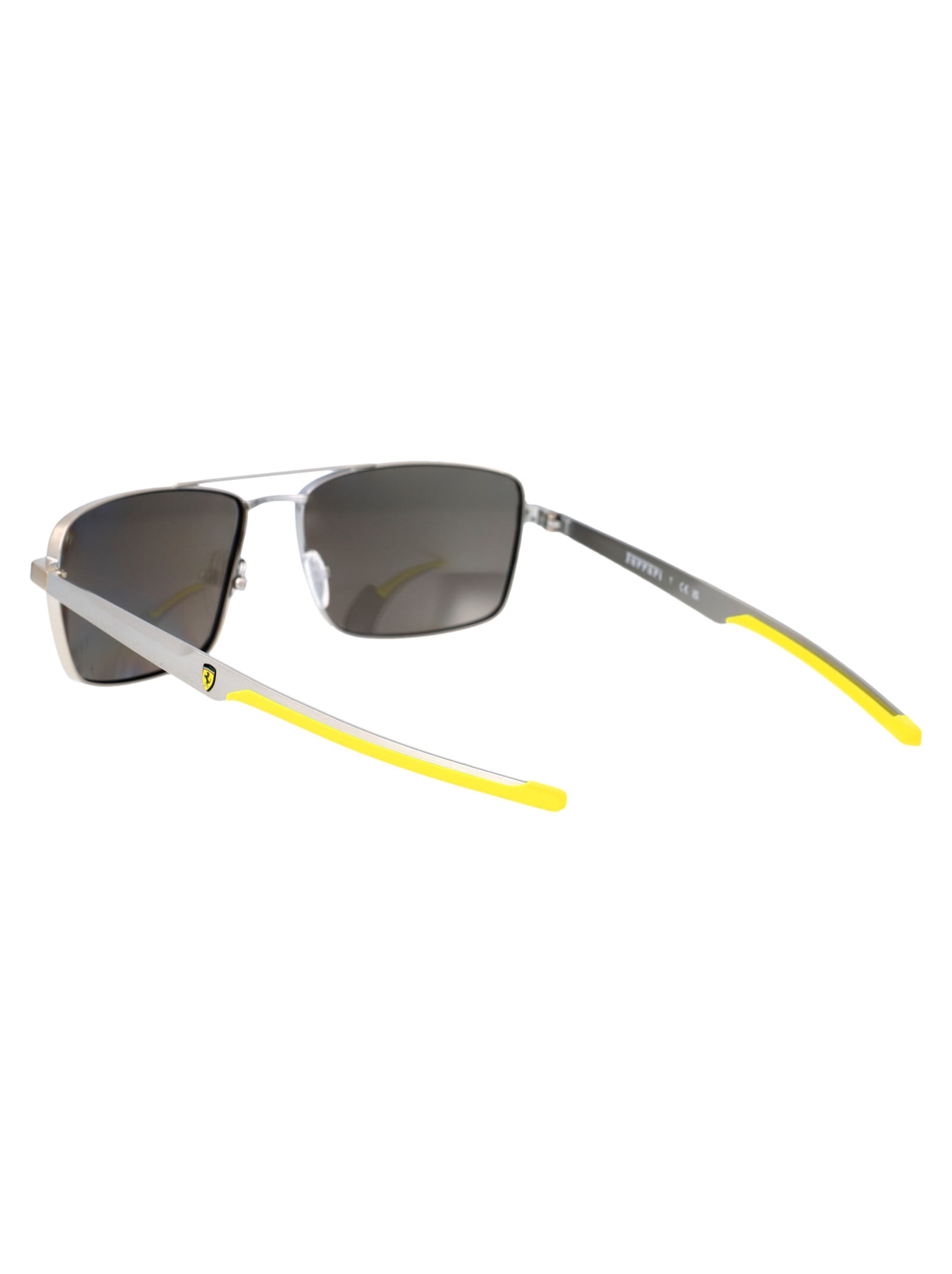 Ferrari 0fz5001 Sunglasses In 107/6g Brushed Silver
