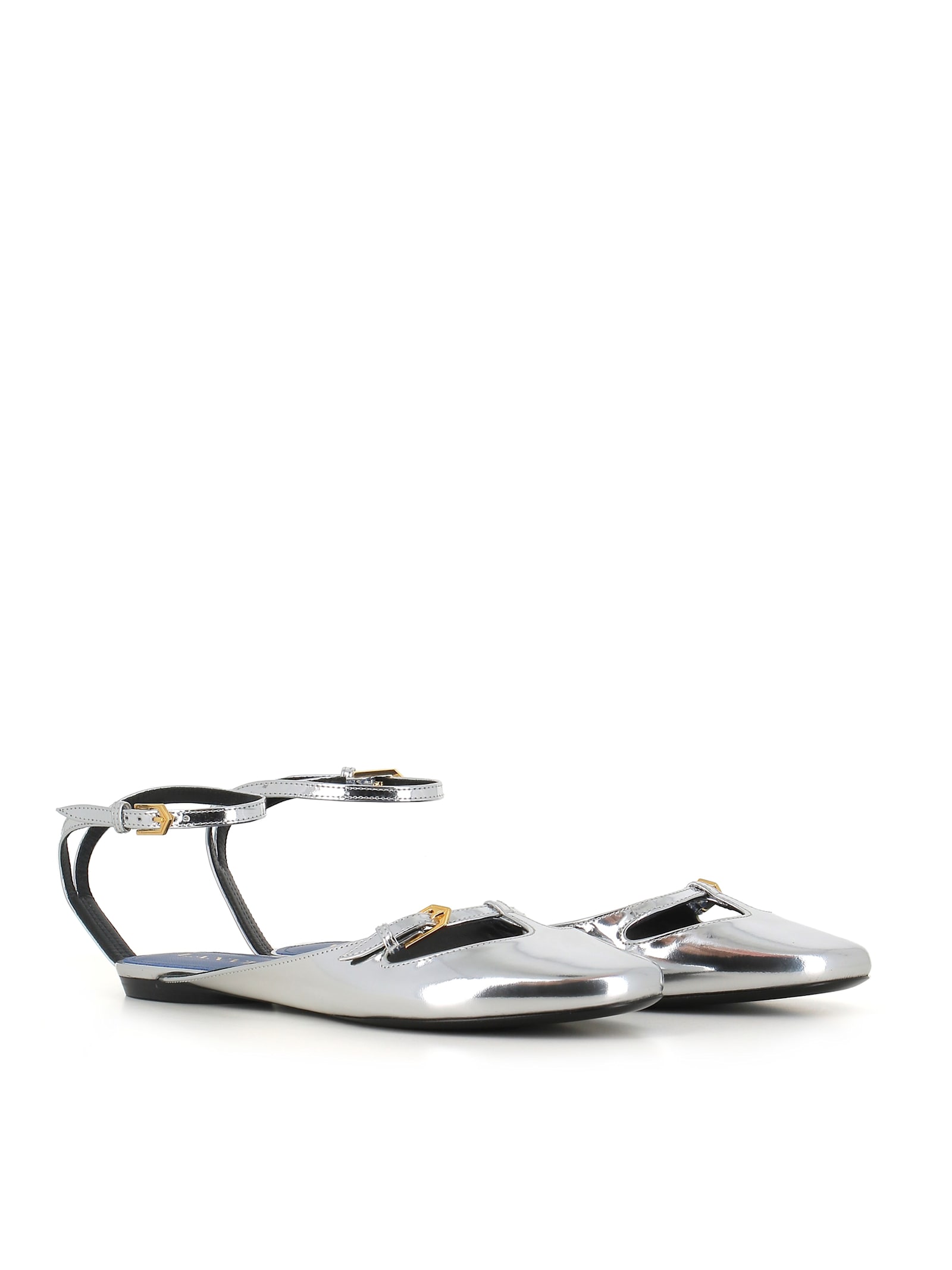 Lanvin Ballerina In Silver