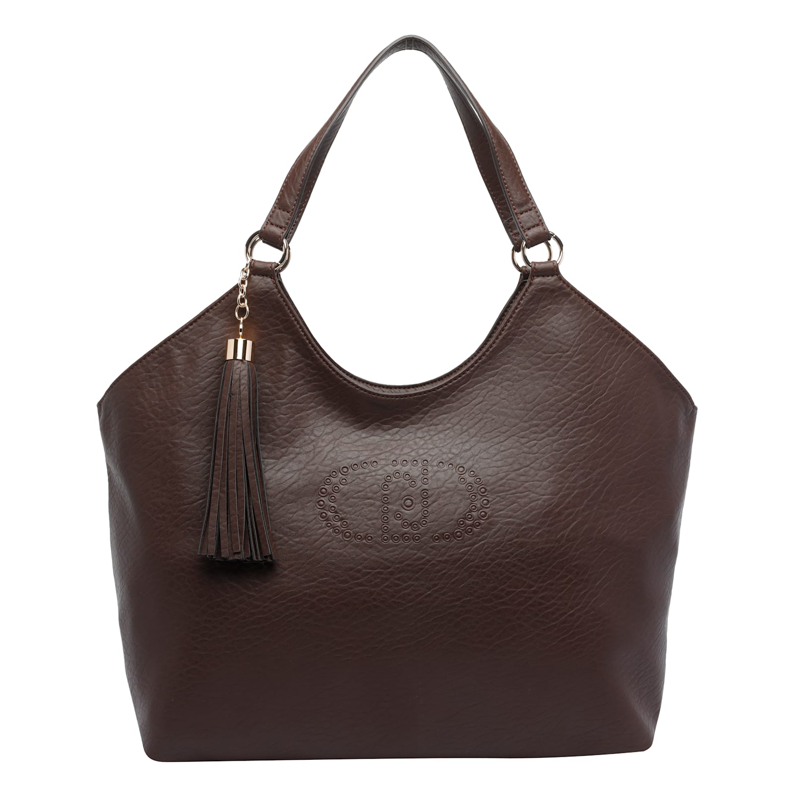 Liu •jo Versatile Shoulder Bag Tassel Detail In Brown