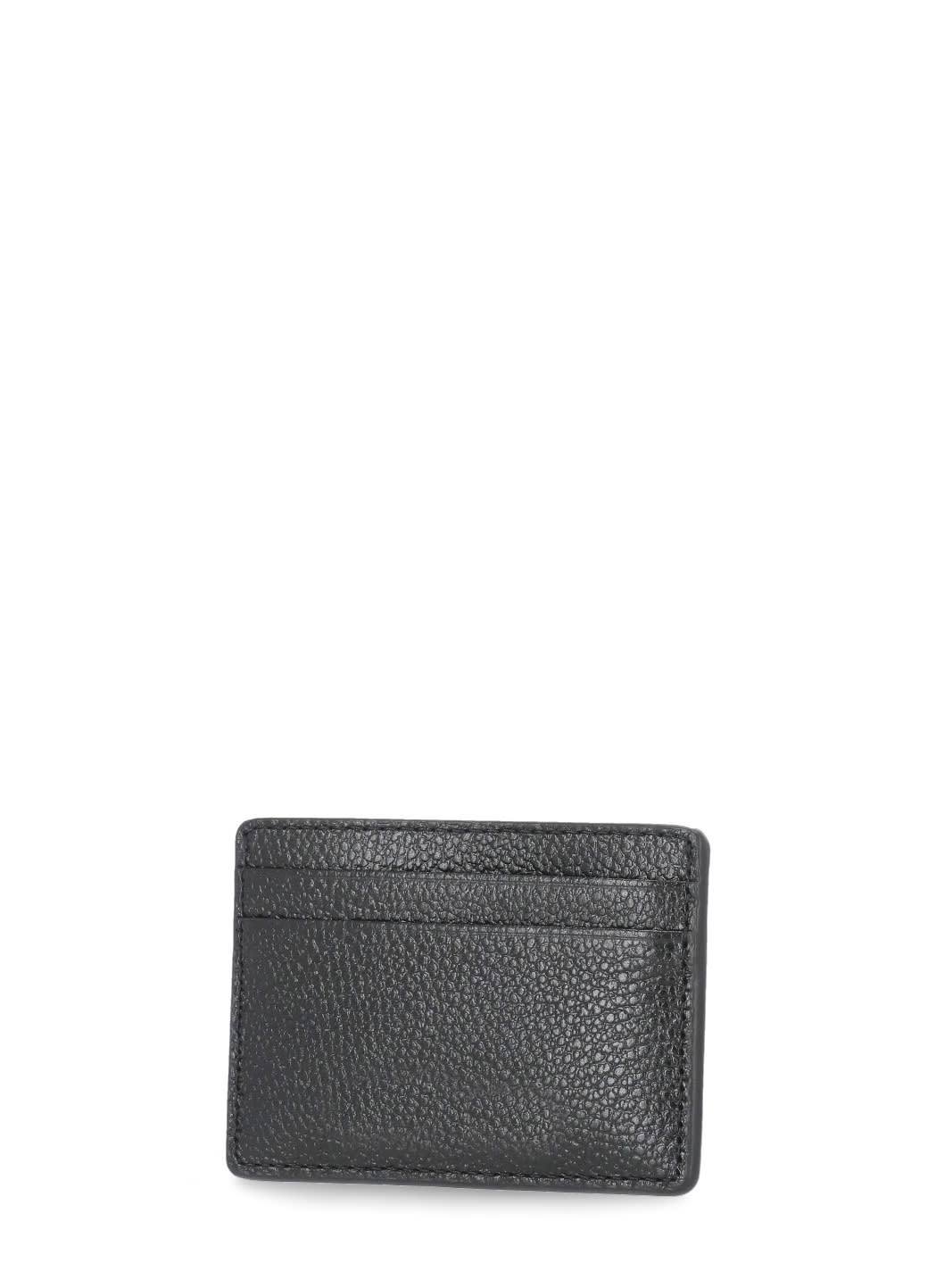 Shop Michael Michael Kors Card Holder With Logo In Black