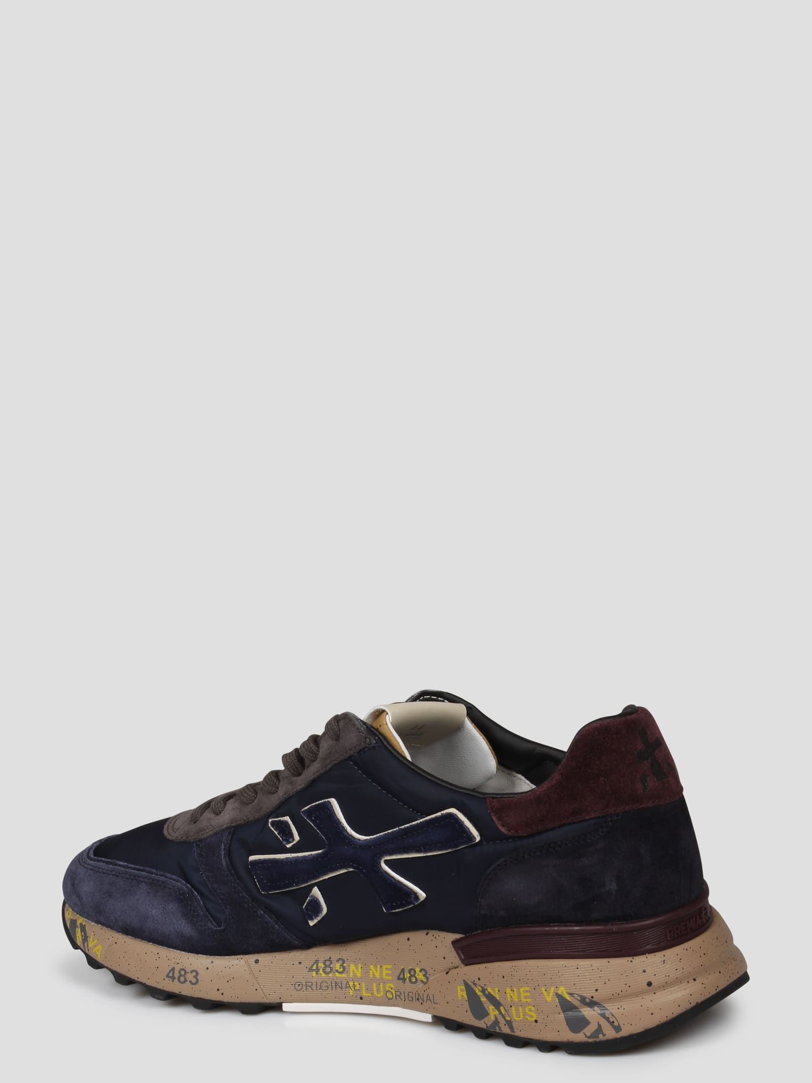 Shop Premiata Mick Var6868 Sneakers In Blue