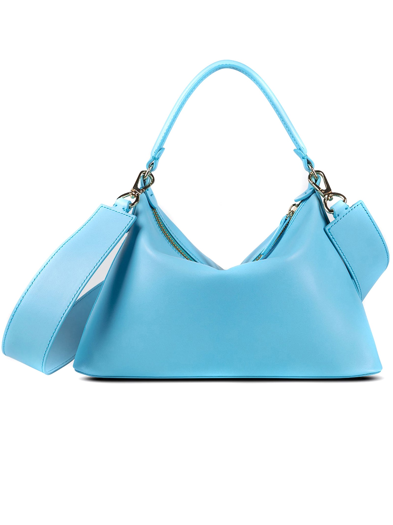 Leonie Hanne Light Blue Small Hobo Bag