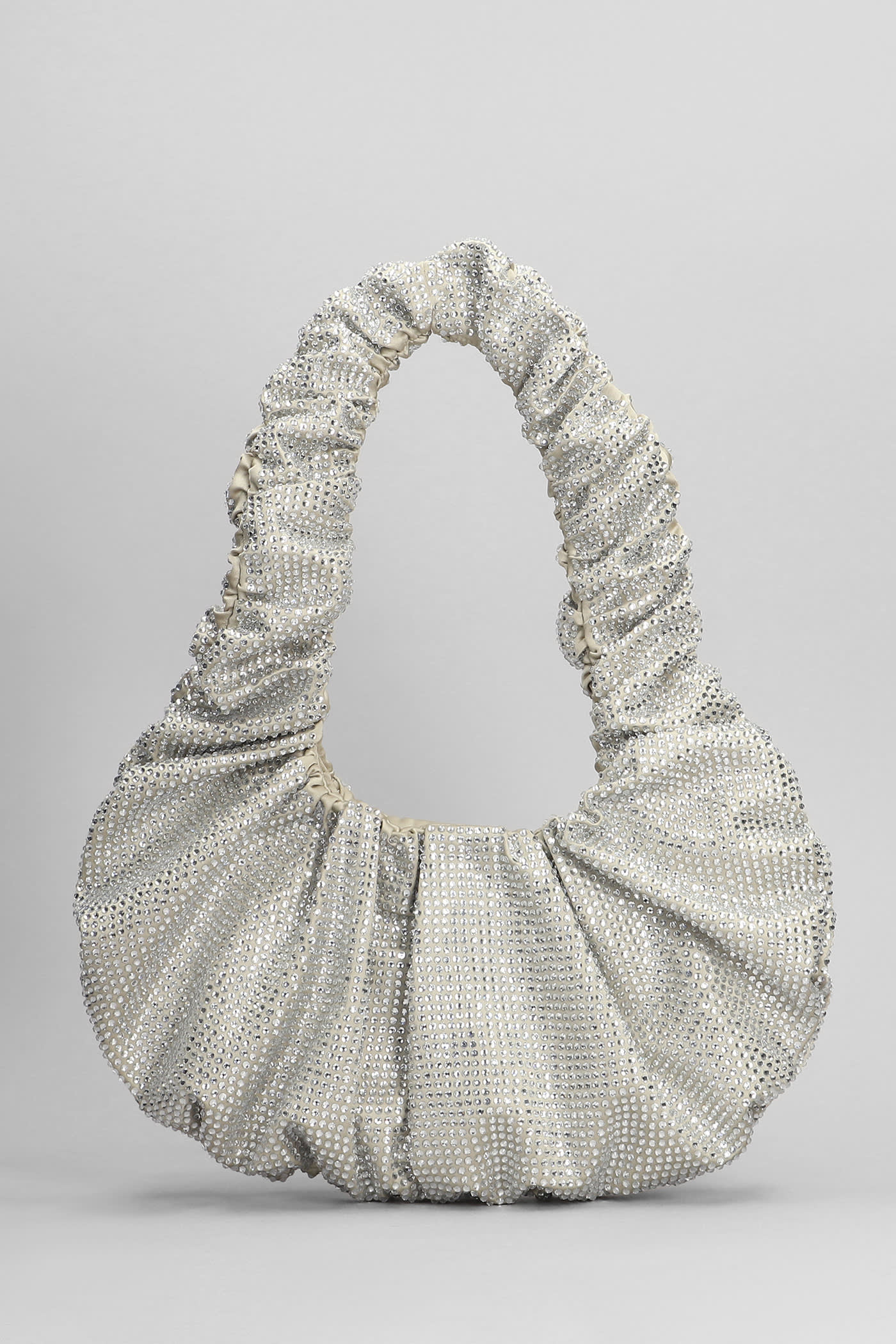 Giuseppe Di Morabito Hand Bag In Silver Polyester