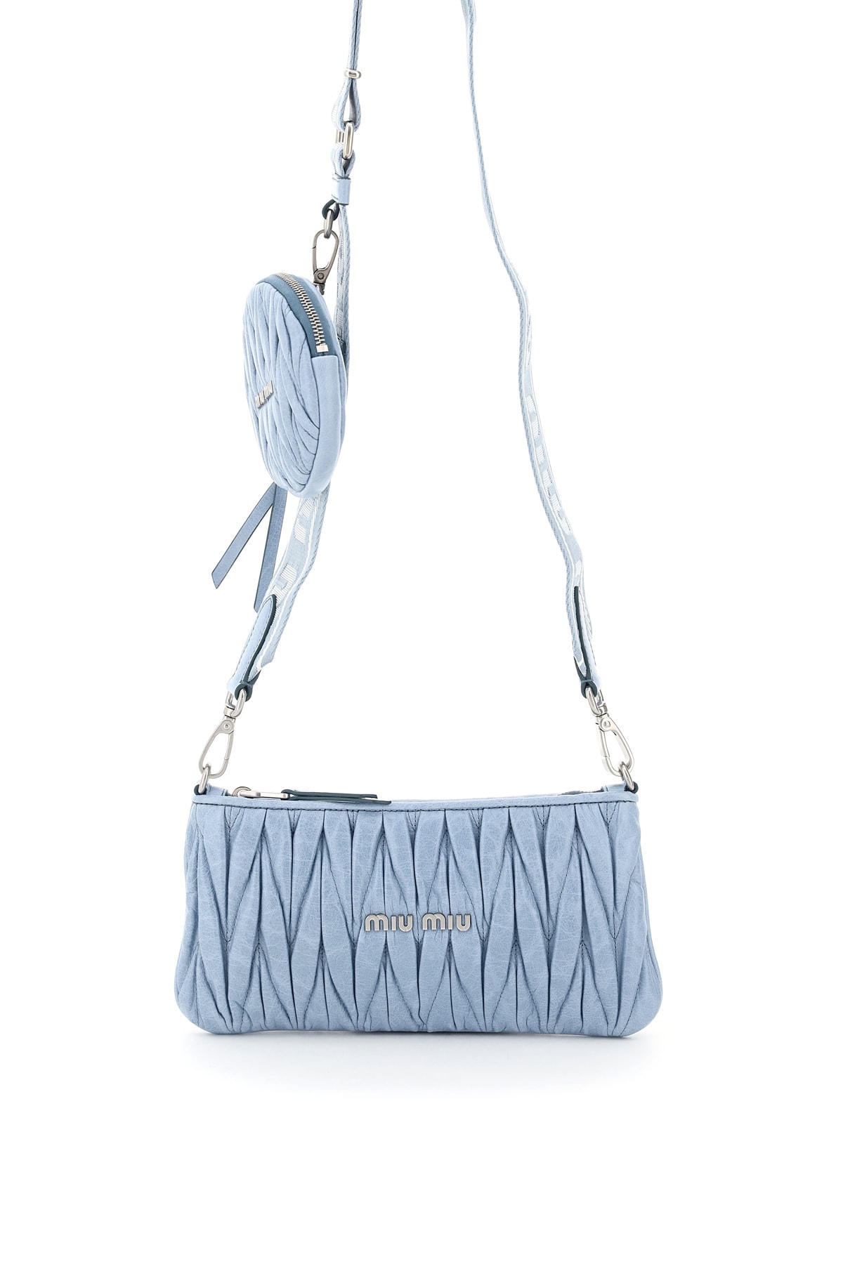 MIU MIU QUILTED MINI BAG WITH POUCH,11902520