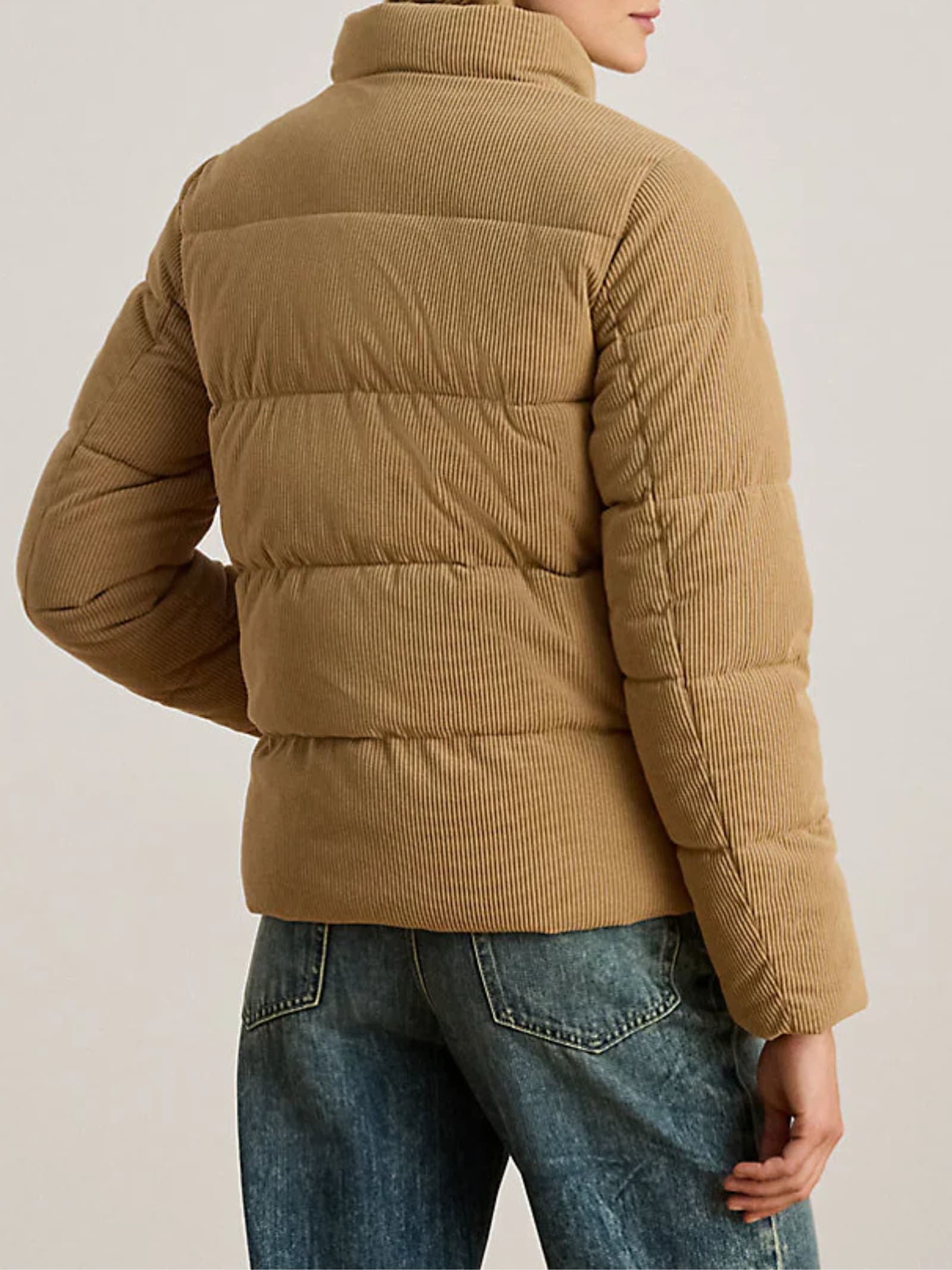 Ralph Lauren Logo Corduroy-texture Jacket In Multi