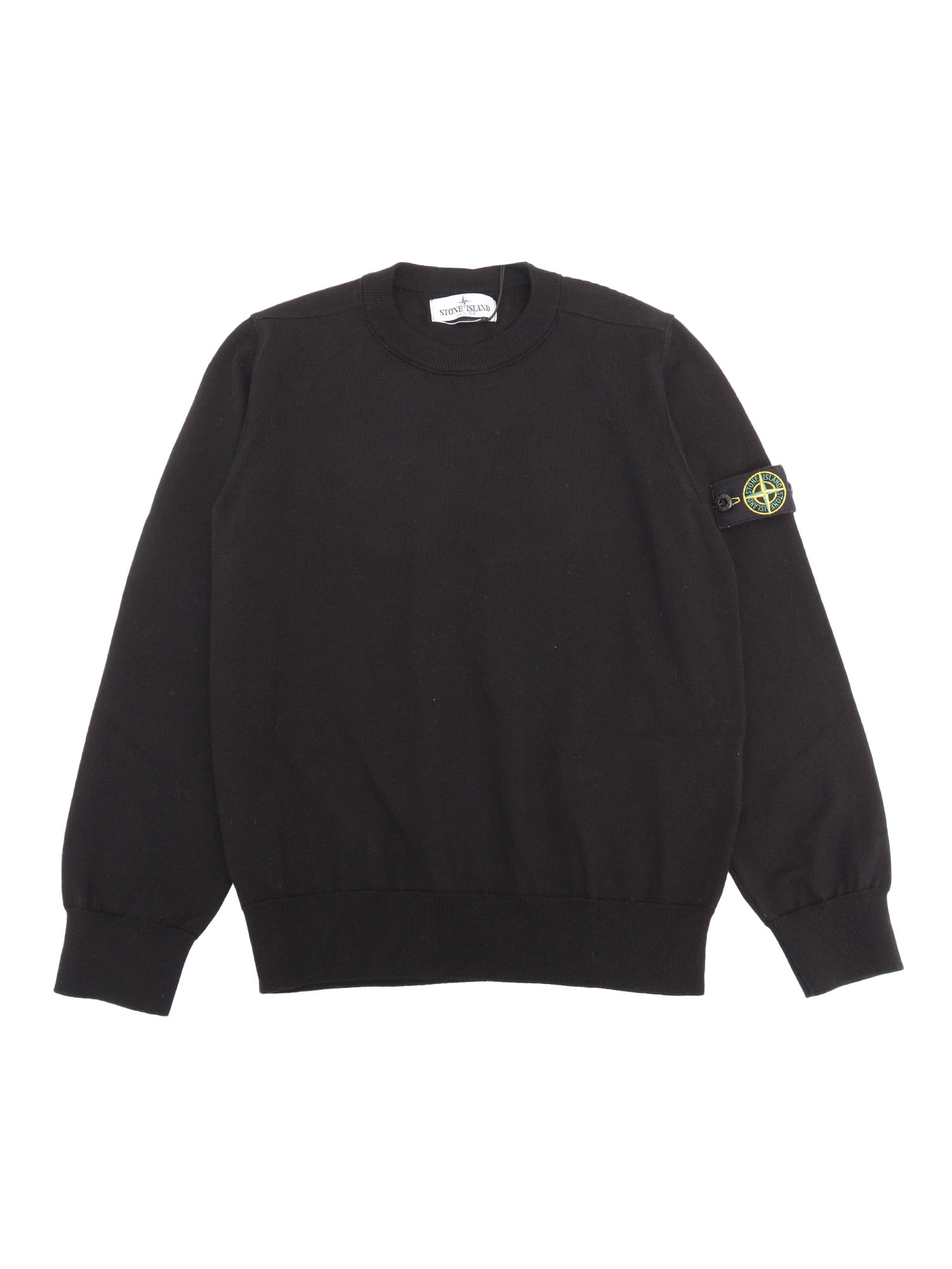 Stone Island Sweater Junior Kids Color Black In Black