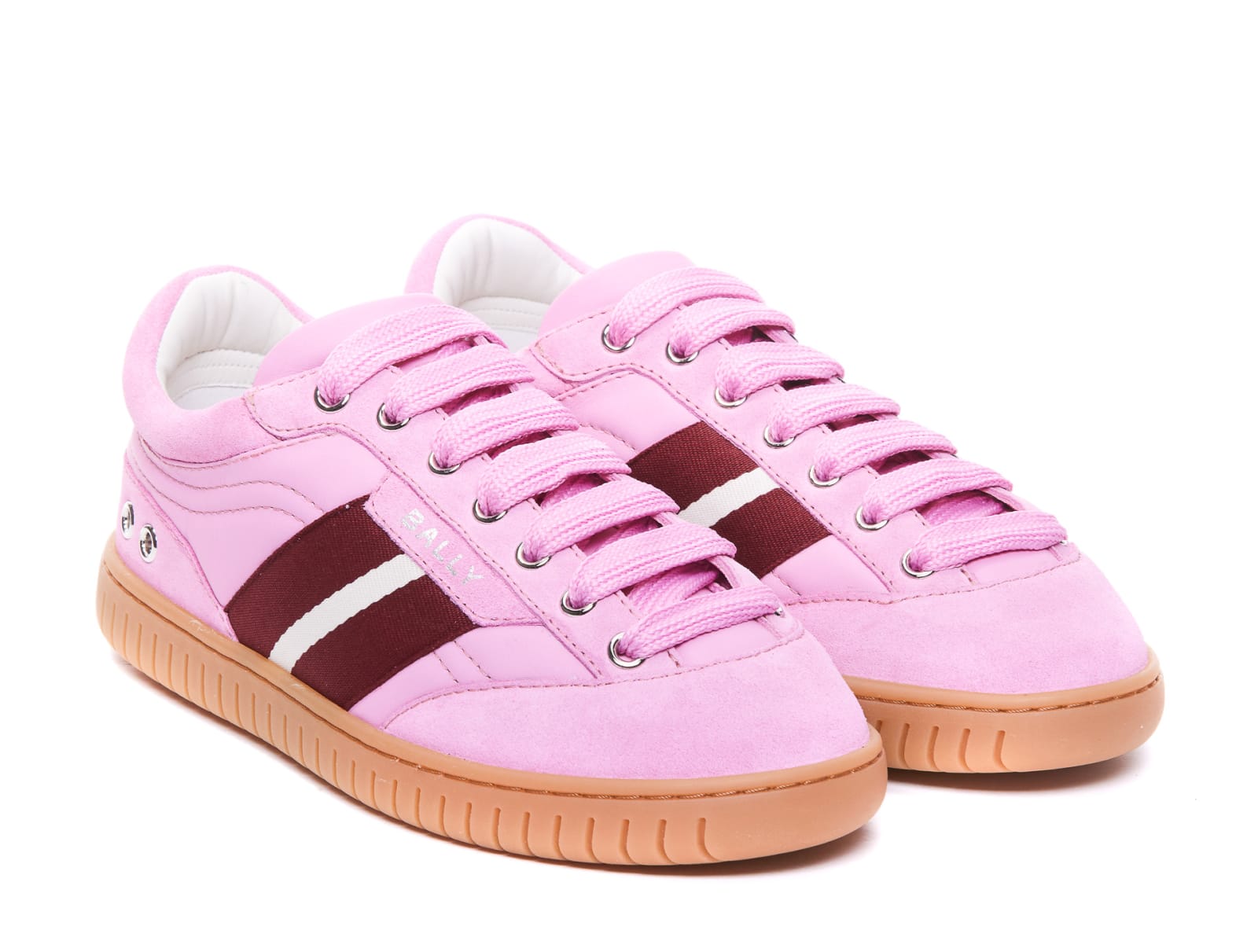 Shop Bally Palmy Sneakers In Pink