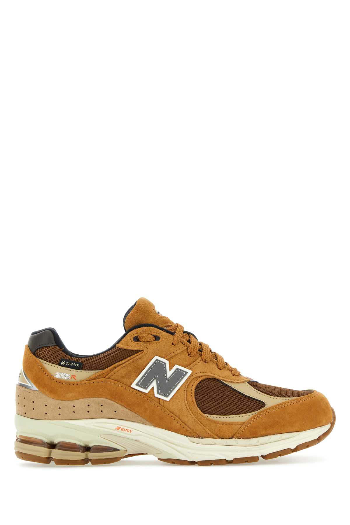 Shop New Balance Camel Suede And Mesh 2002r Sneakers In Tobacco