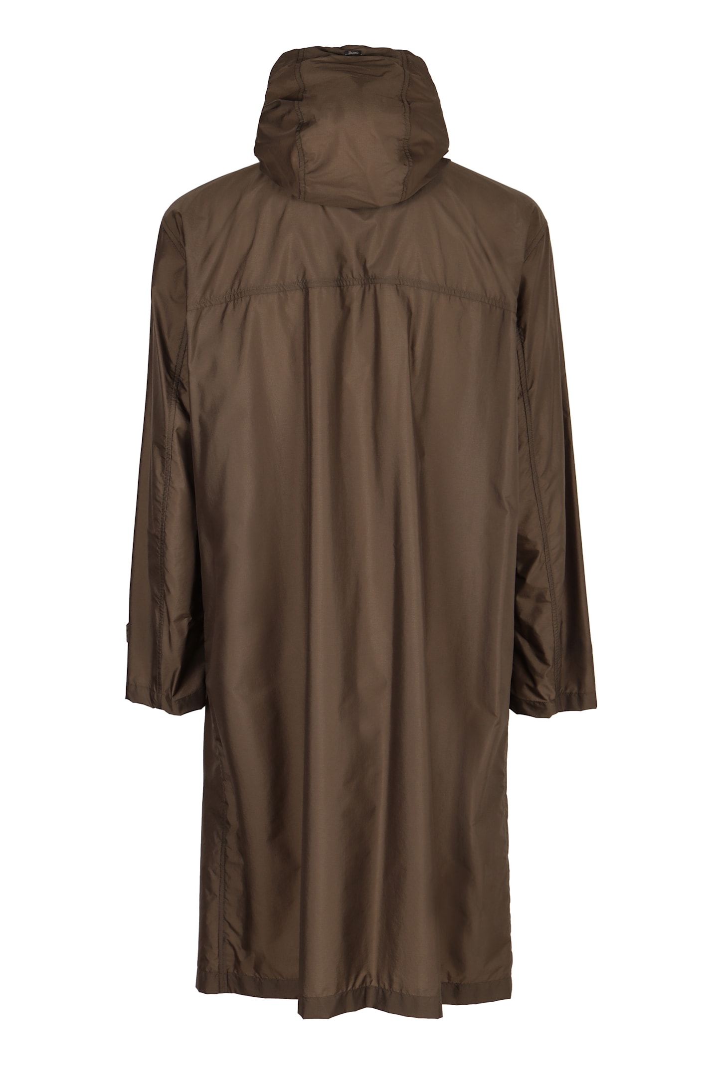 Herno Light-weight Essential Parka In Green