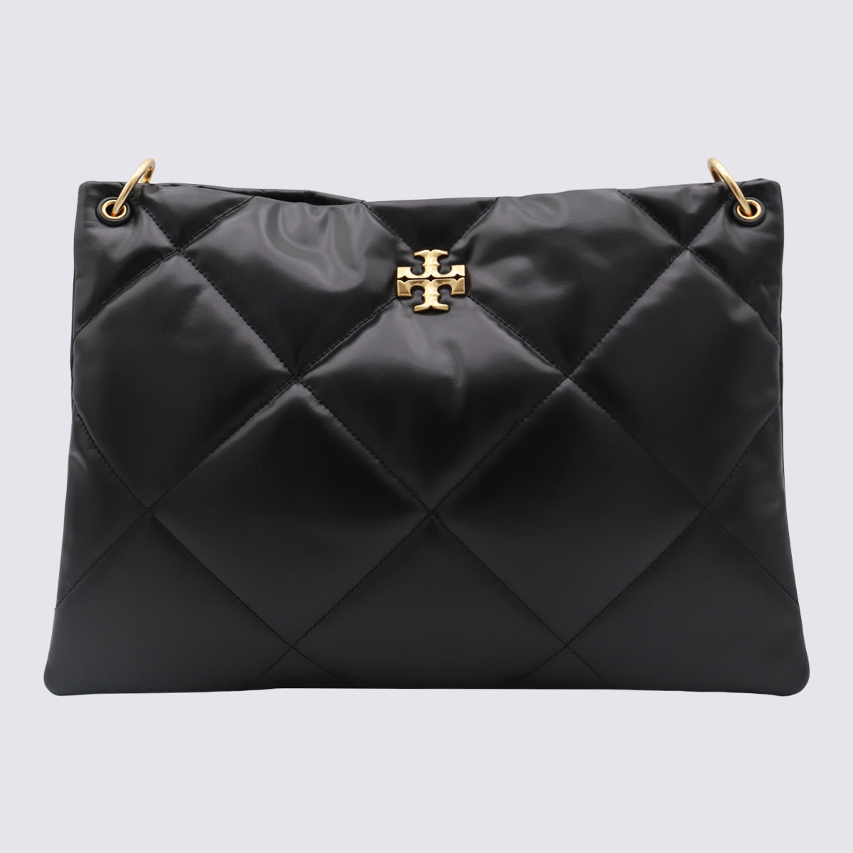 Shop Tory Burch Black Leather Tote Bag