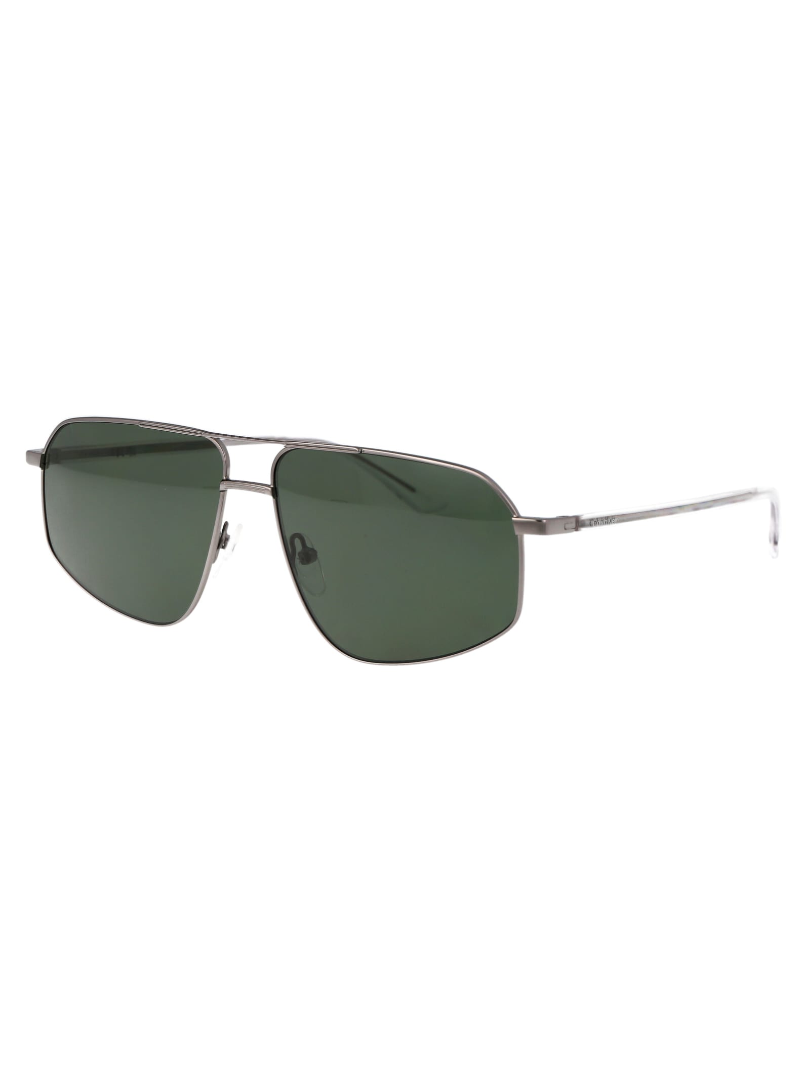 Shop Calvin Klein Ck23126s Sunglasses In 015 Matte Light Gunmetal
