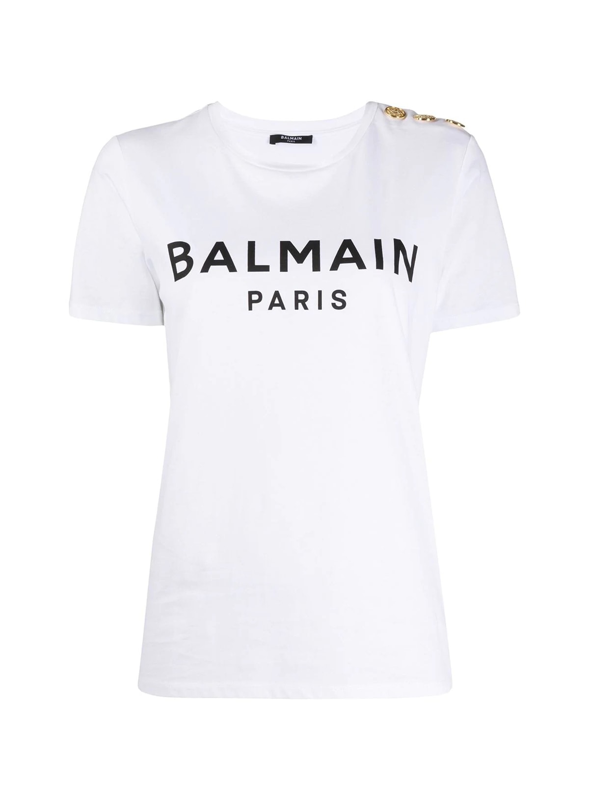 Balmain Ss3 Btn Printed Logo T-shirt