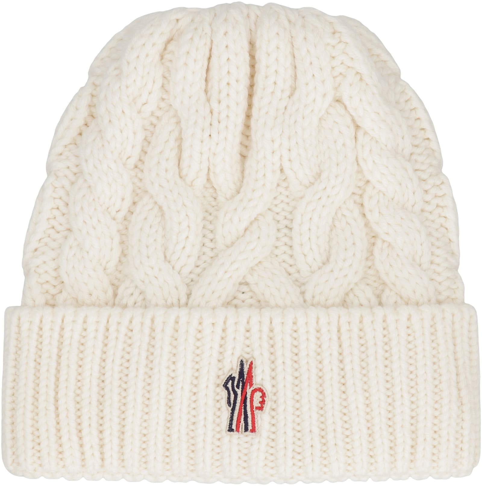 Moncler Wool Hat In White