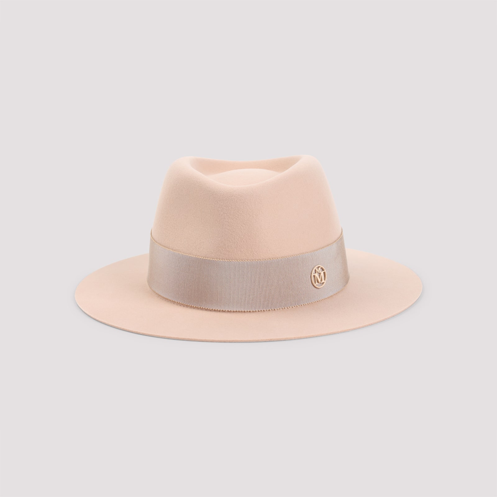 Shop Maison Michel Andre Hat In Bunker Beige