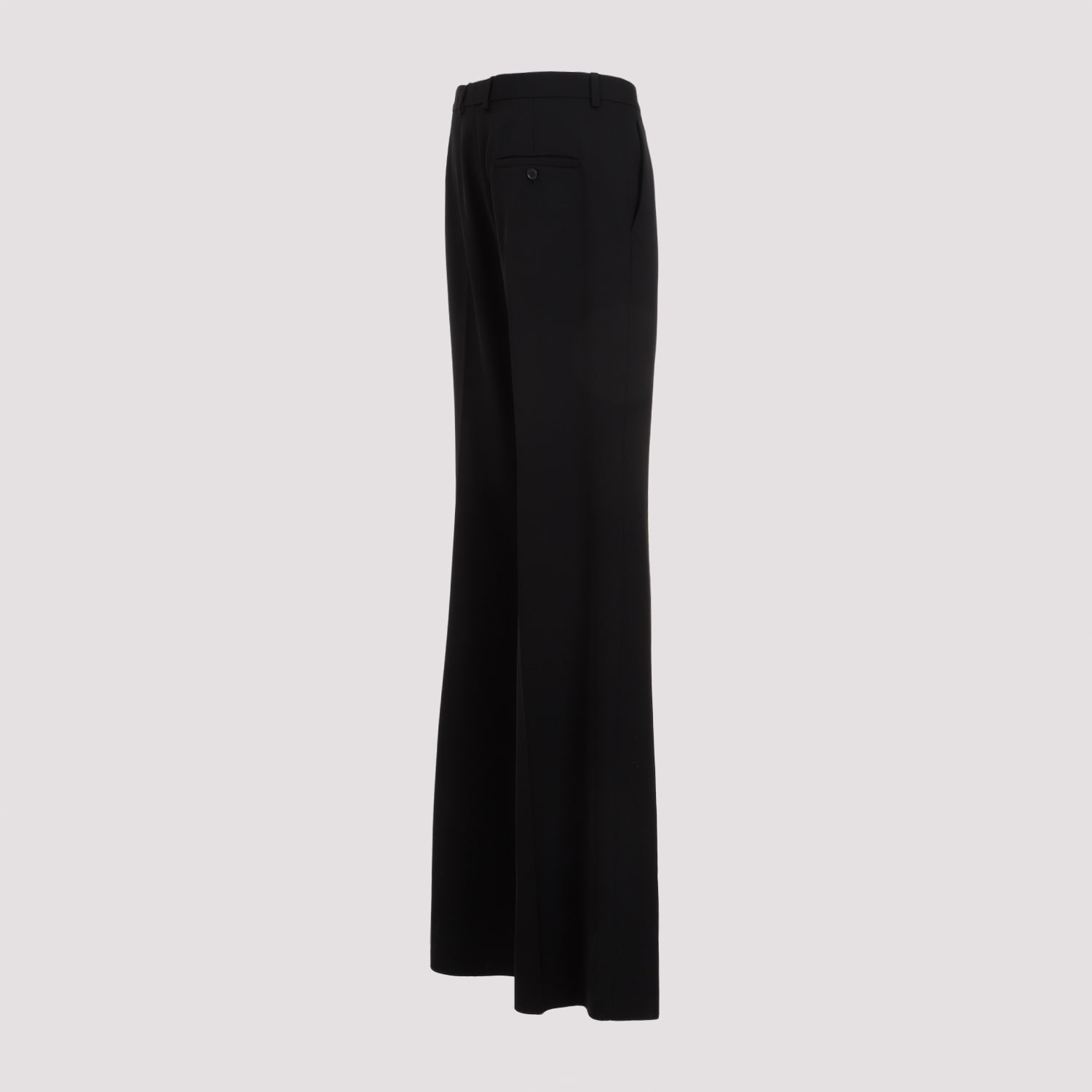 Shop Balenciaga Regular Fit Pants In Black