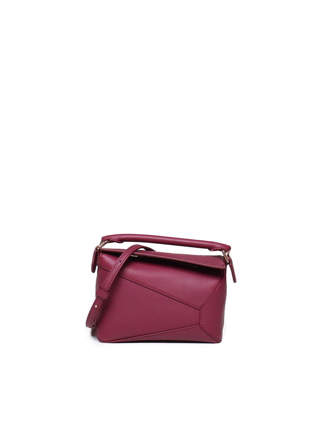 Shop Loewe Puzzle Edge Mini Bag In Crimson