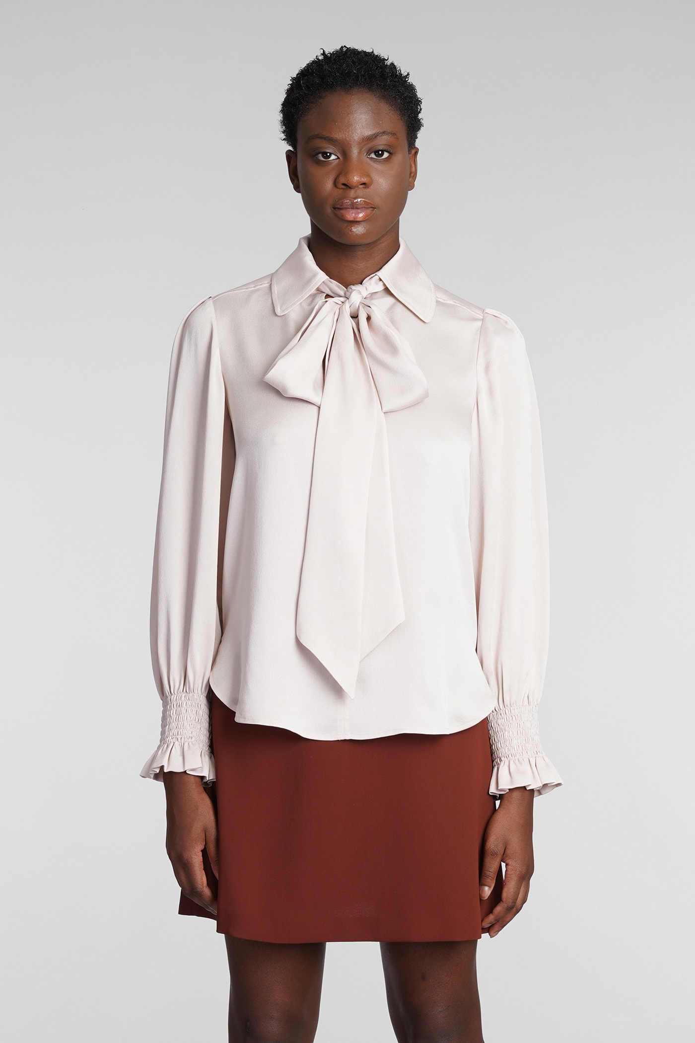 See by Chloé Blouse In White Polyester