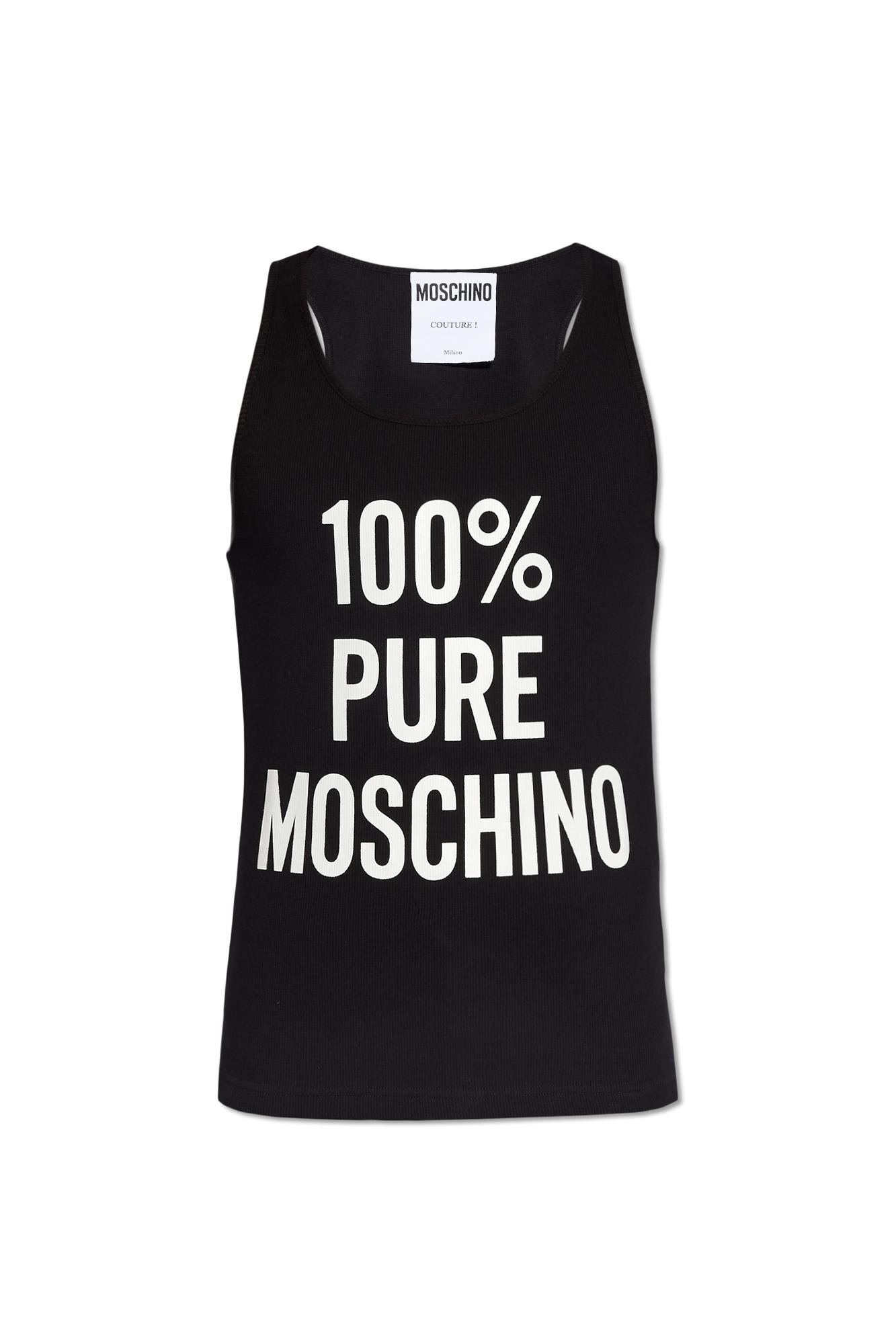 Shop Moschino 100% Pure Tank Top In 1555