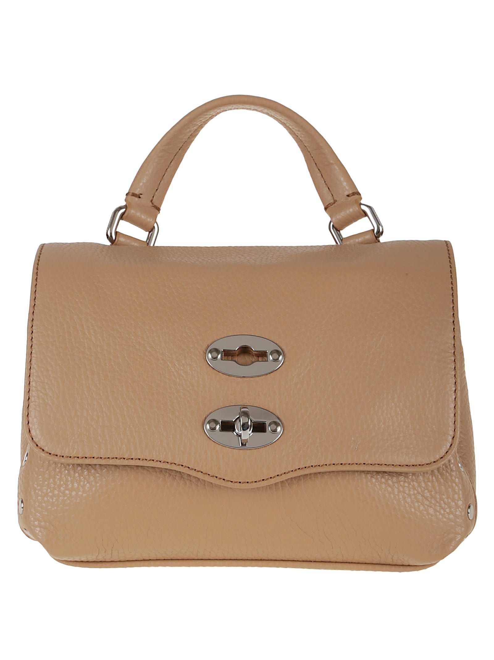 Zanellato Postina Small Tote Bag In Brown