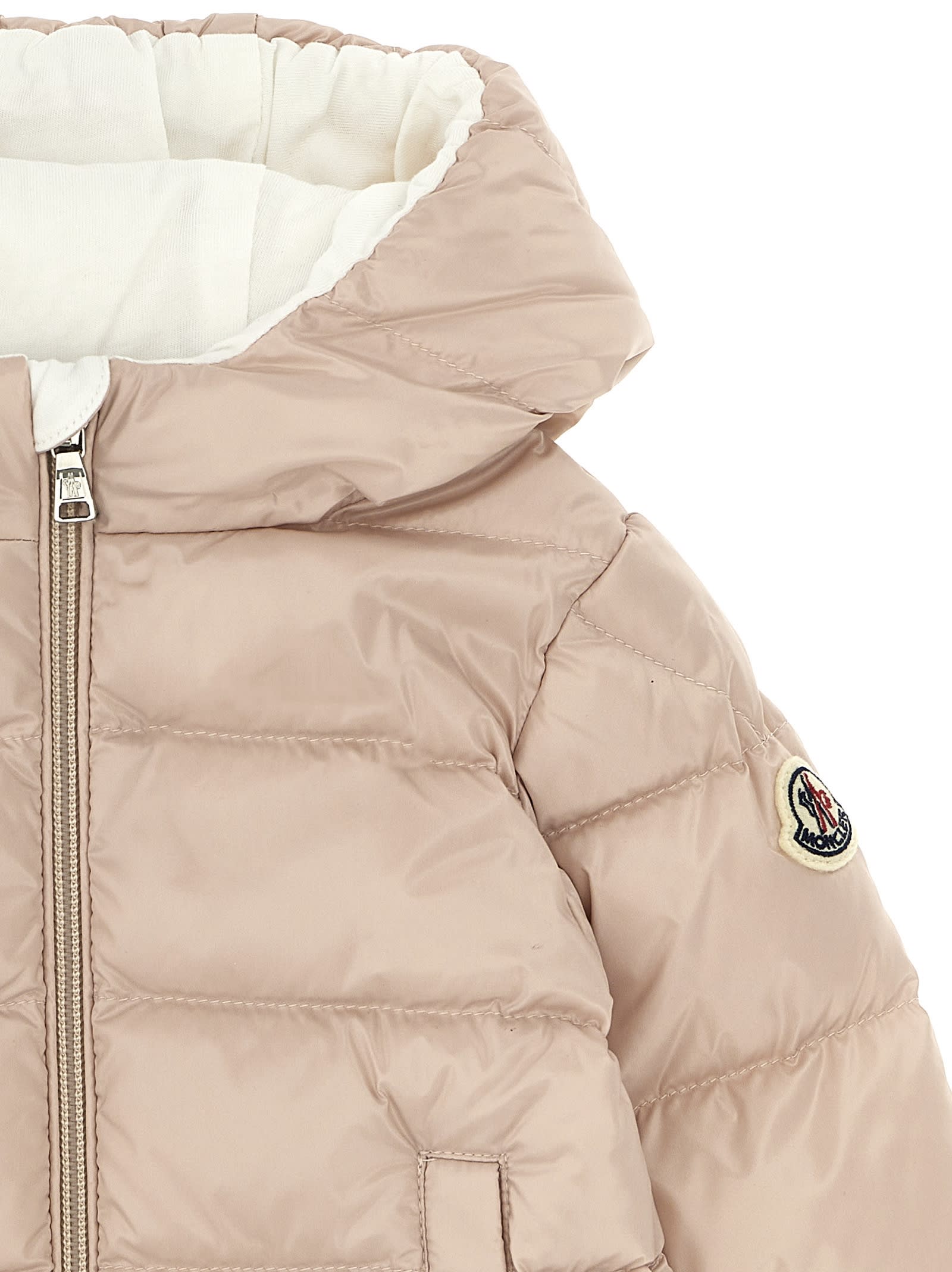 Shop Moncler Anand Down Jacket In Pink