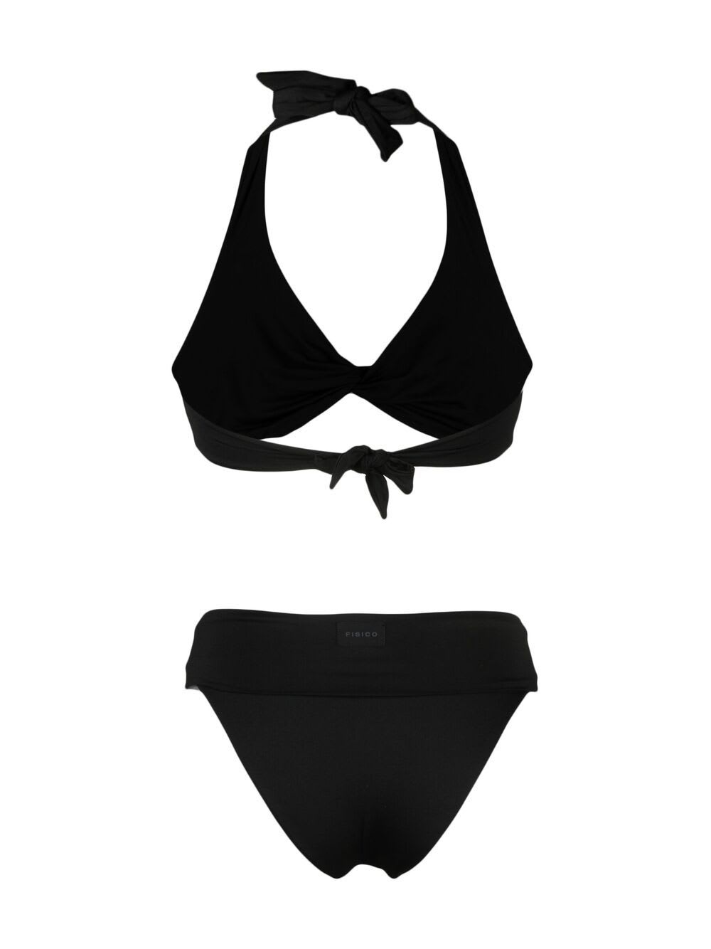 Shop Fisico Cristina Ferrari Bikini Incrocio In Black
