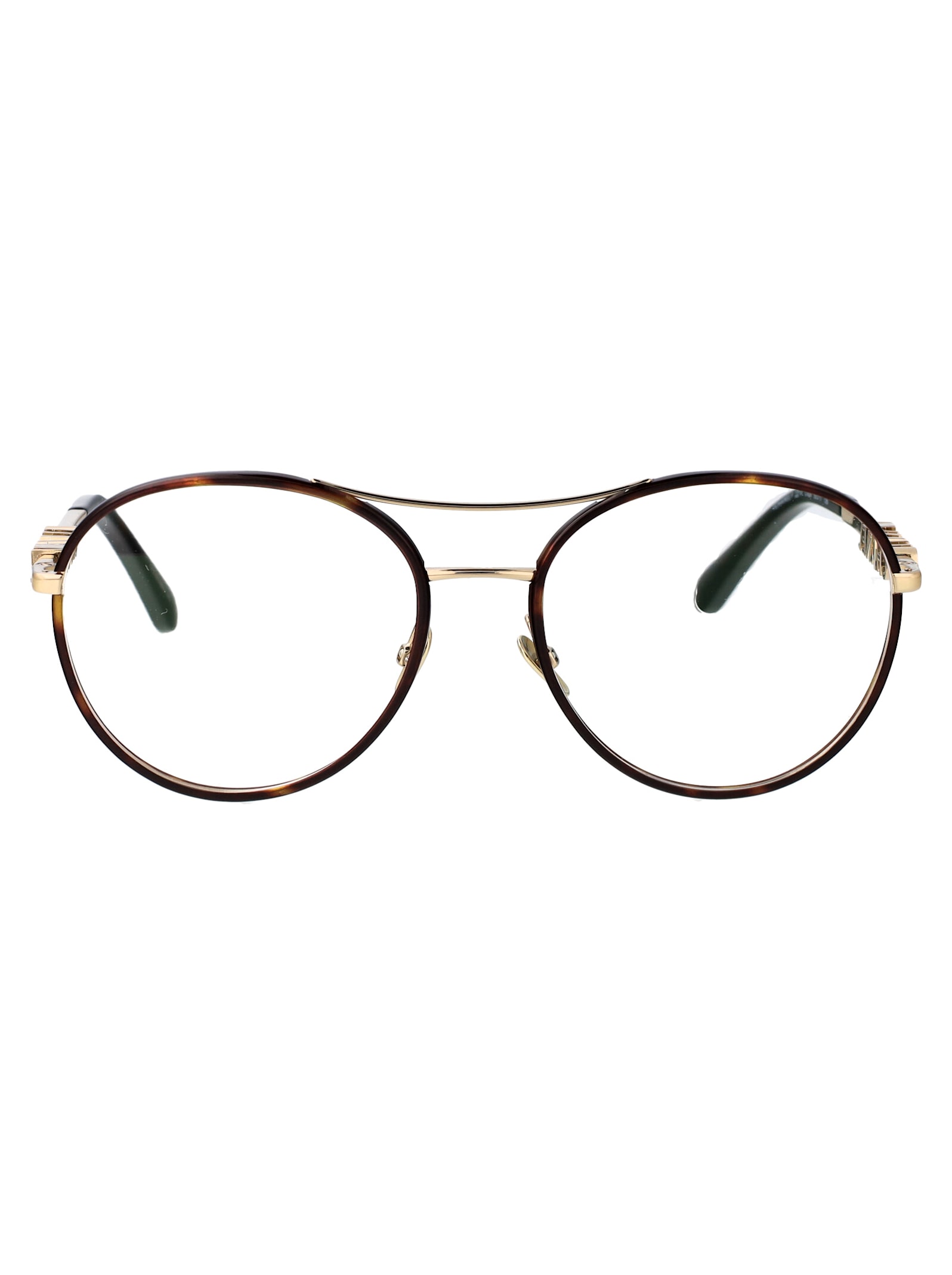 Pre-owned Chanel 0ch2214 Glasses In C429 Brown