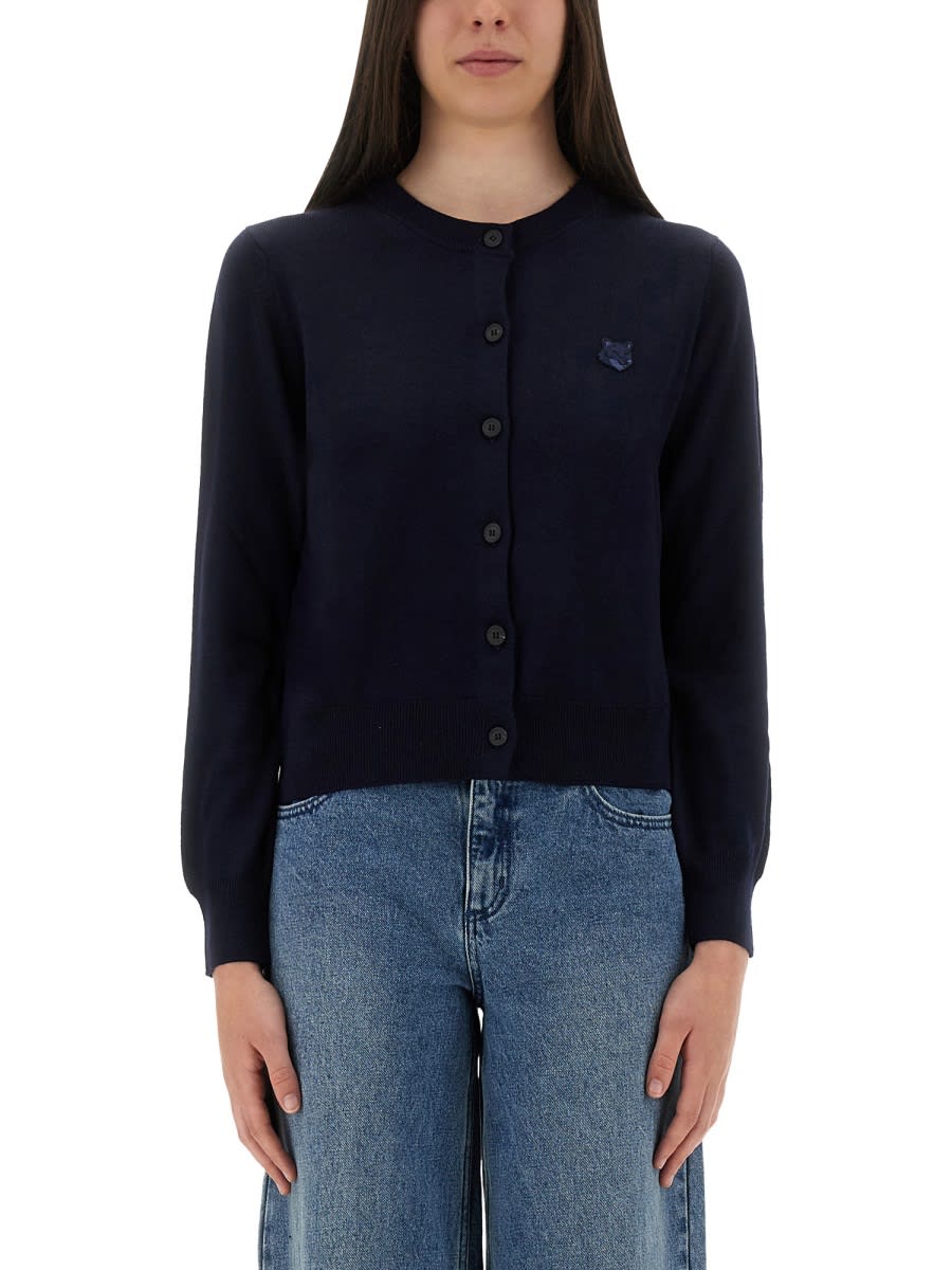 Maison Kitsuné Fox Patch Cardigan