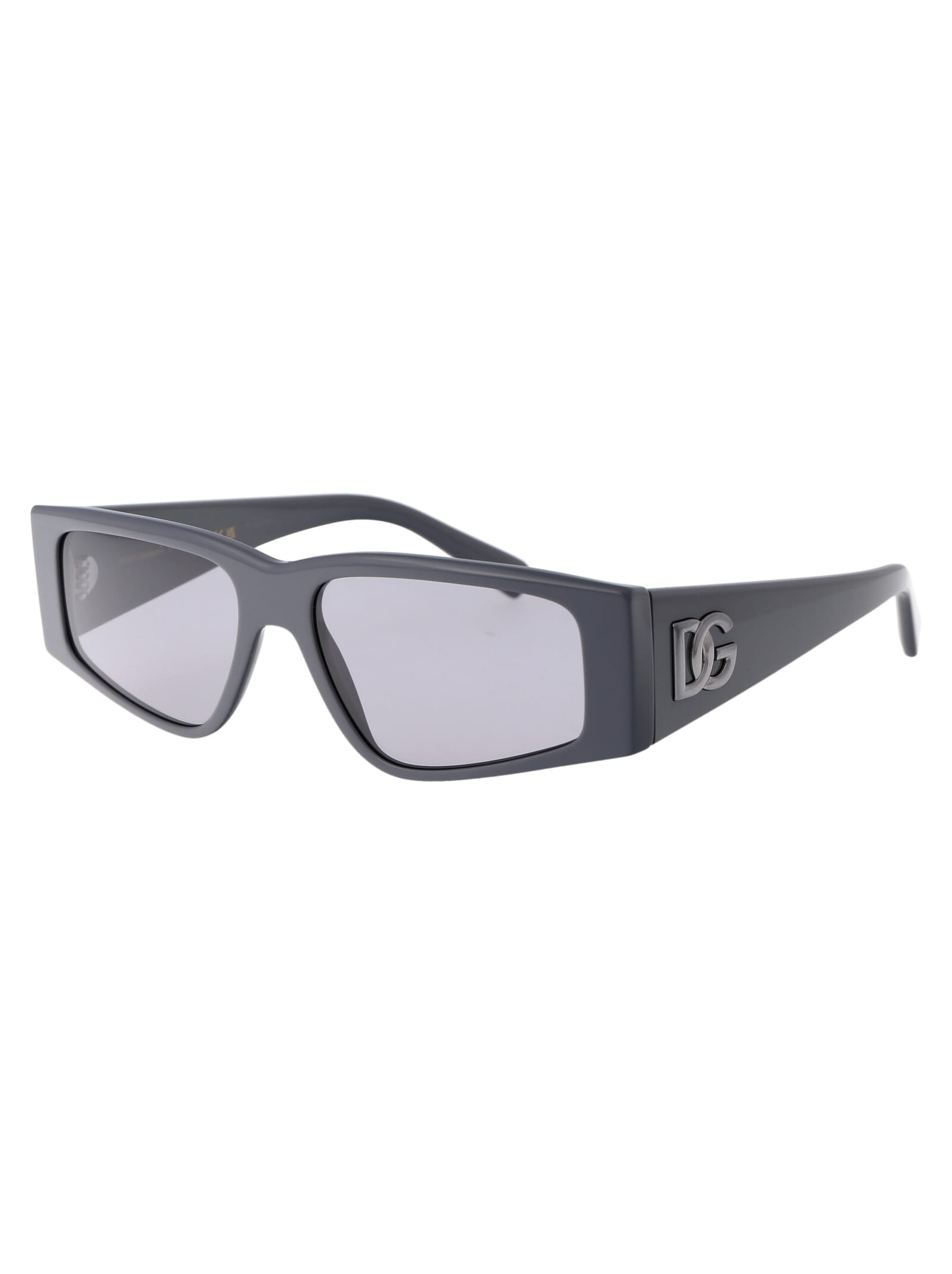 Shop Dolce &amp; Gabbana Eyewear 0dg4453 Sunglasses In 3090m3 Grey