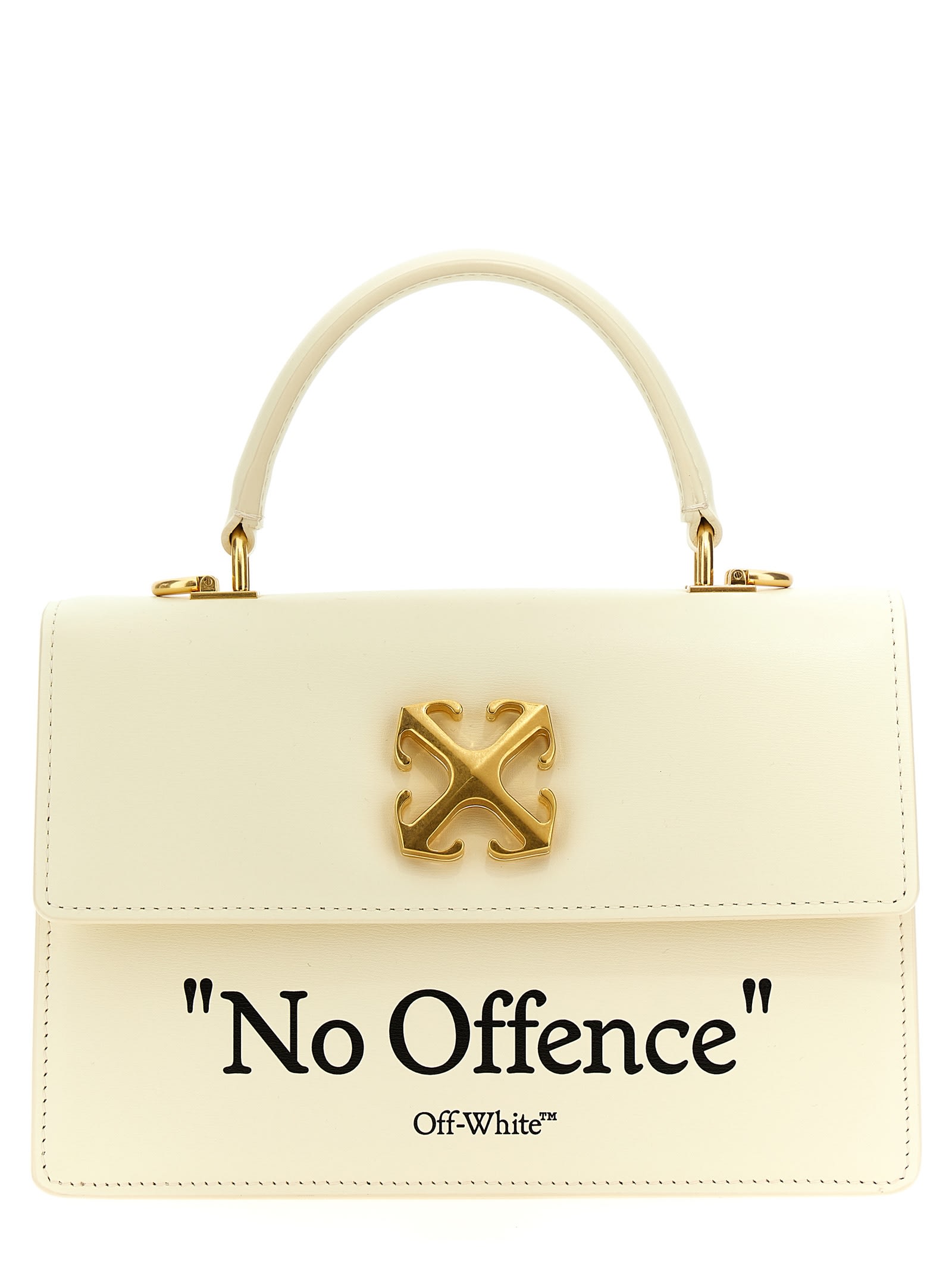 Off-White Jitney 1.4 Quote Leather Top Handle Bag - ShopStyle