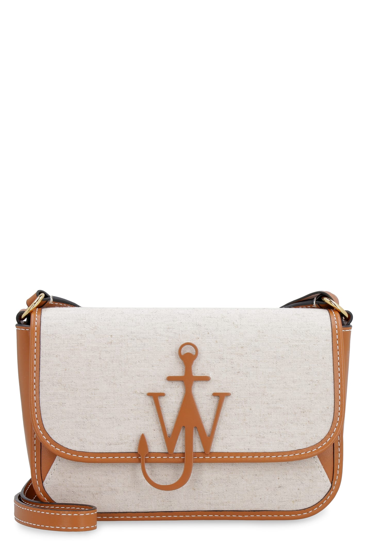 J.W. Anderson Braided Anchor Canvas And Leather Crossbody Bag