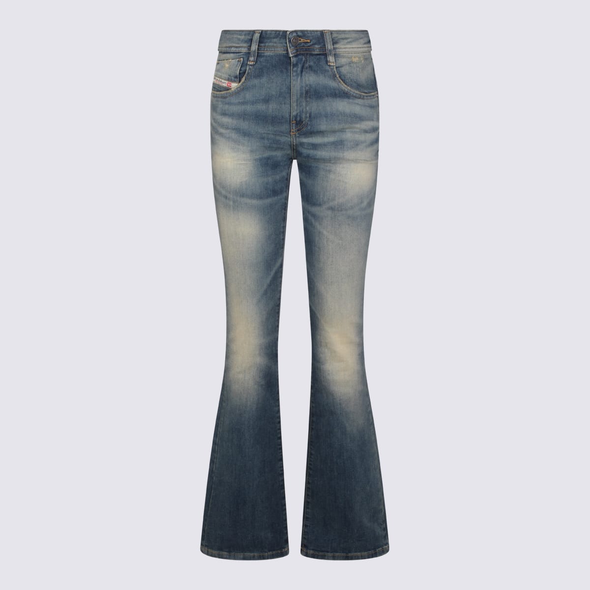 Diesel Blue Cotton Jeans